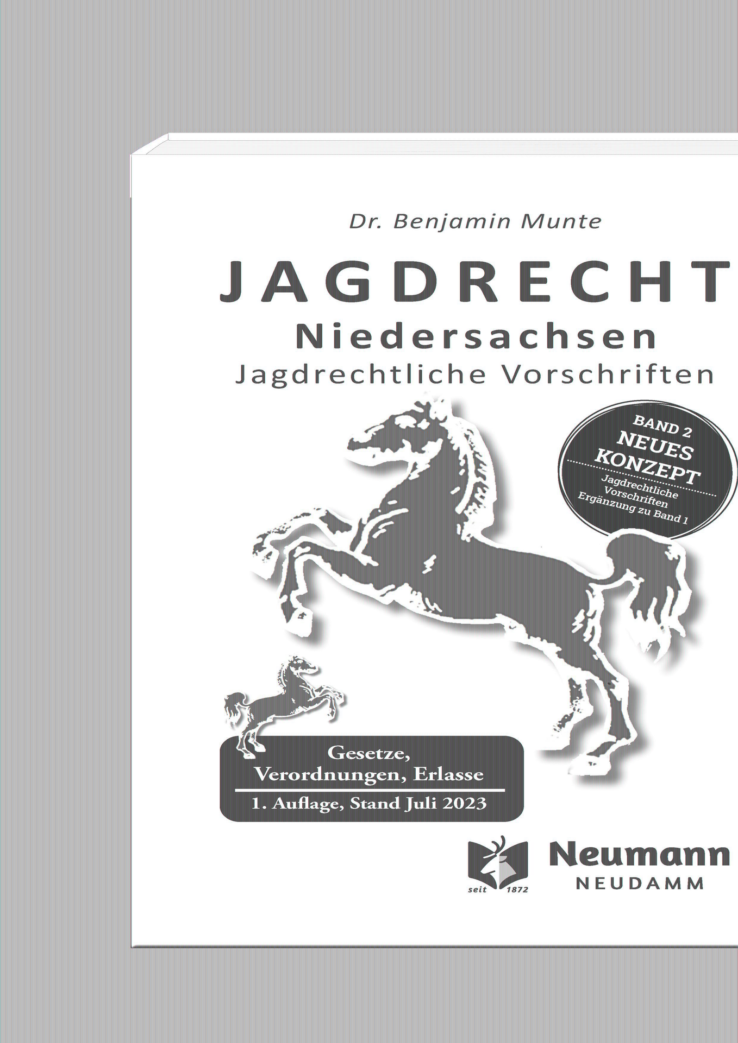 Vorderes Coverbild Beiträge zur Jagd- und Wildforschung. Jahrbuch / Jagdrecht Niedersachsen Band 2