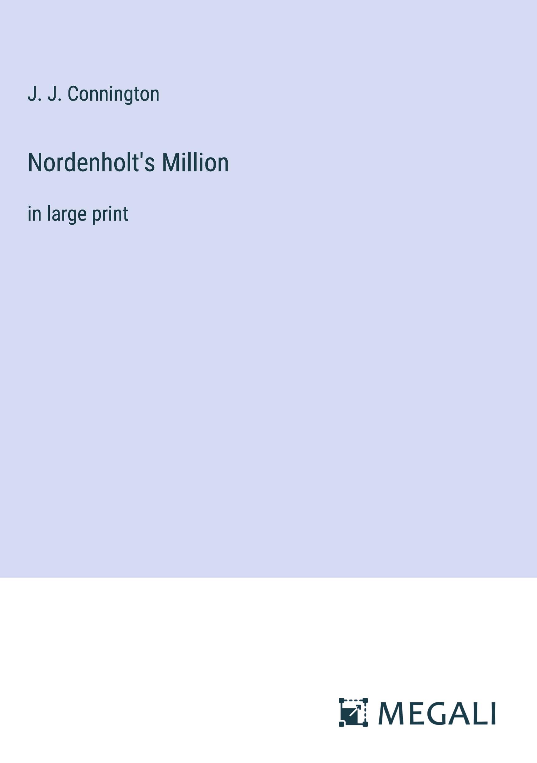 Vorderes Coverbild Nordenholt's Million