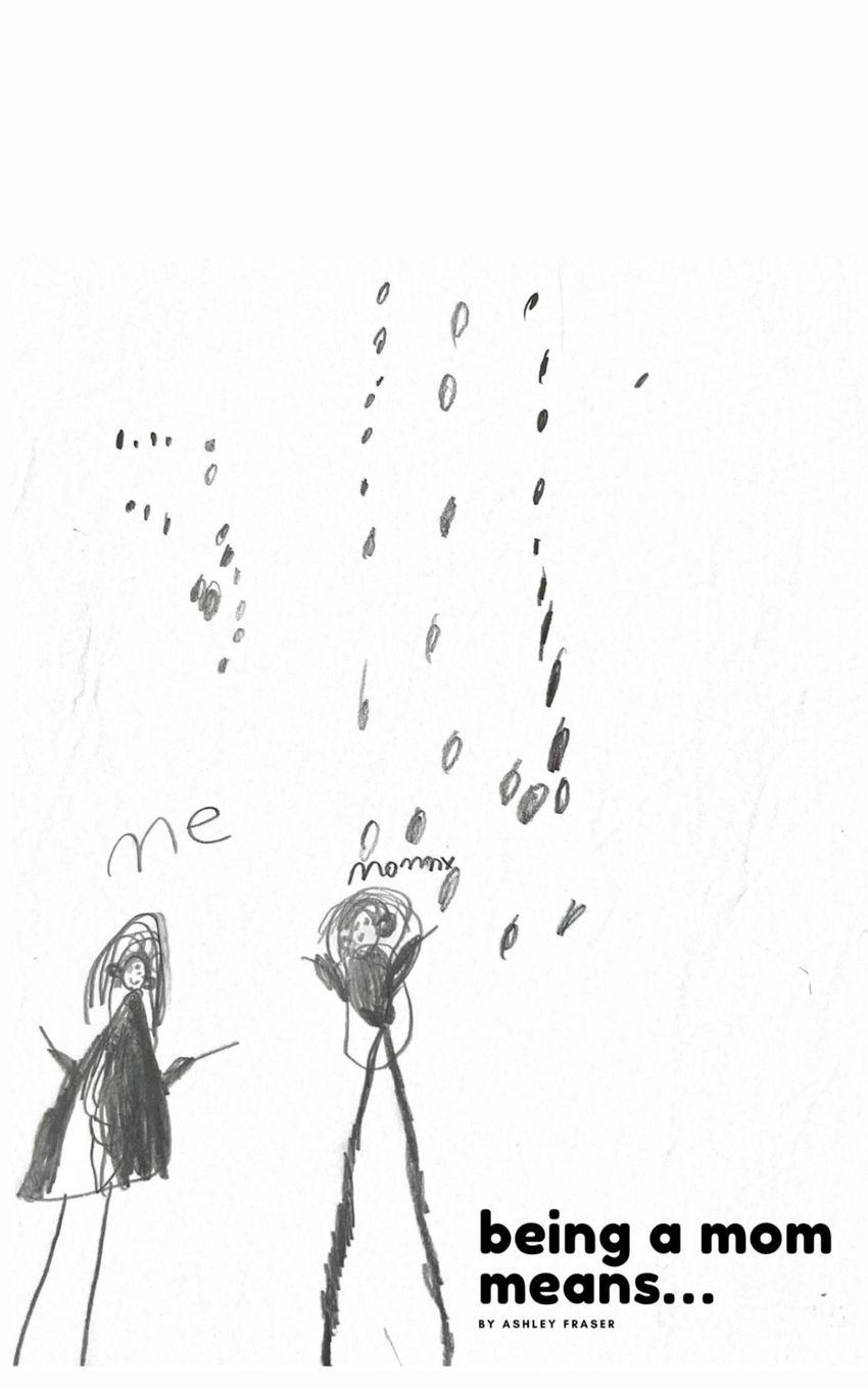 Vorderes Coverbild Being A Mom Means...