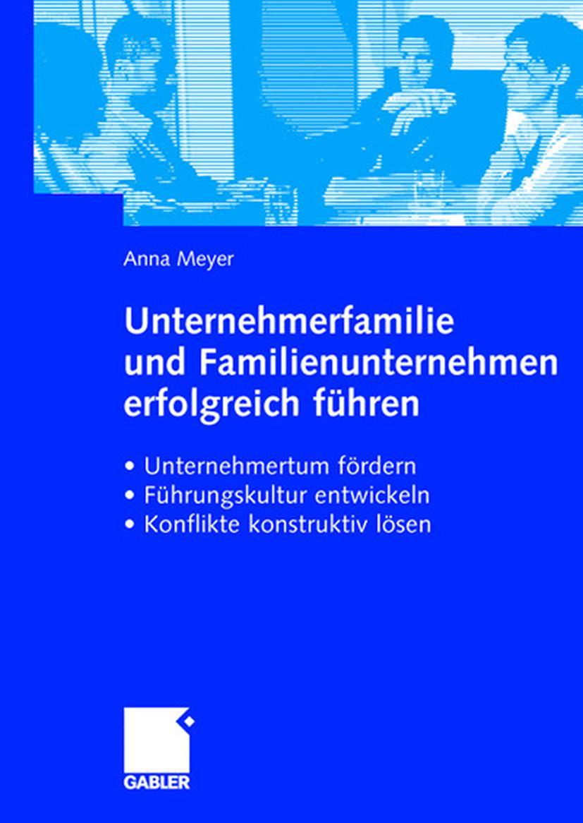Vorderes Coverbild Unternehmerfamilie und Familienunternehmen erfolgreich führen