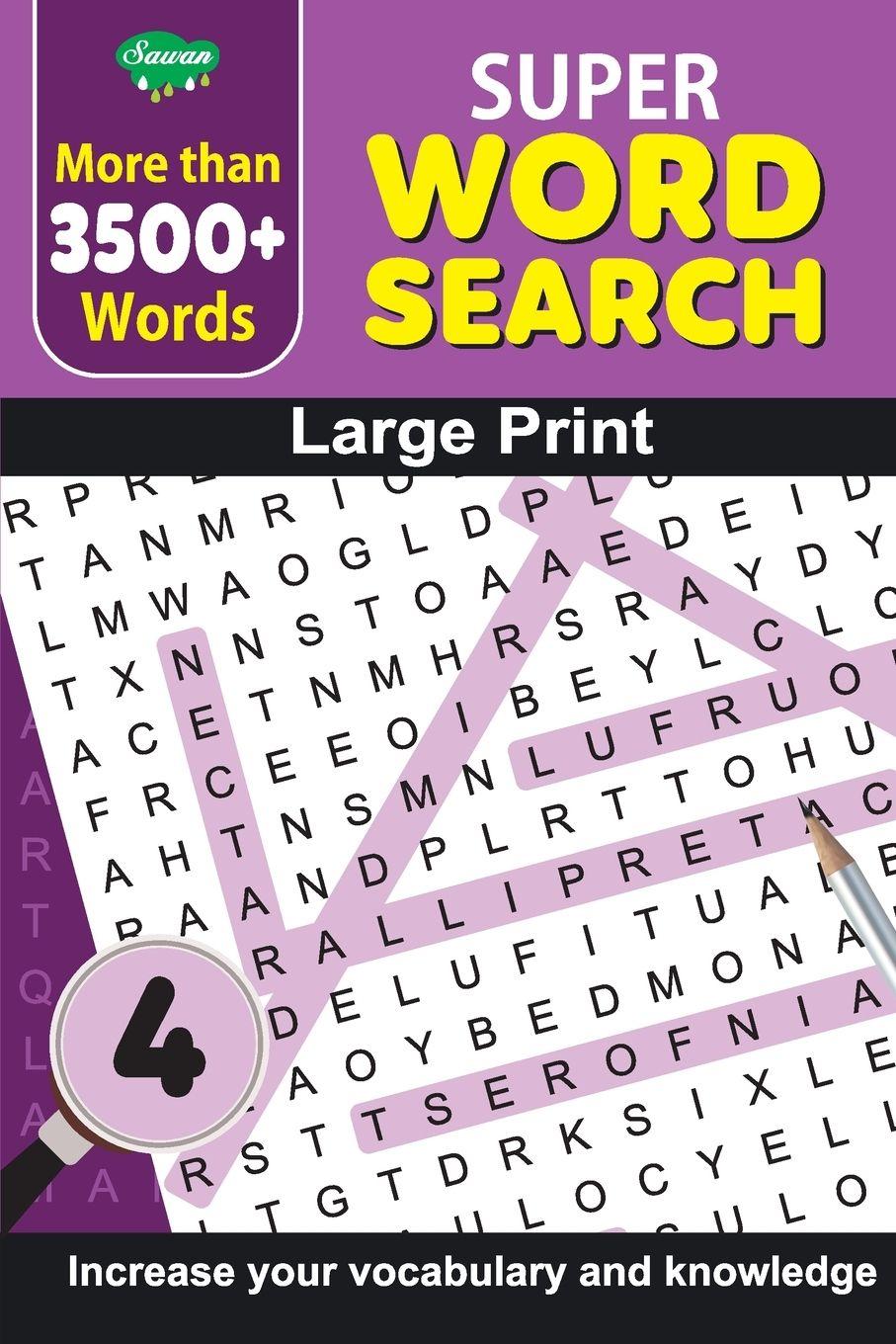 Vorderes Coverbild Super Word Search 4