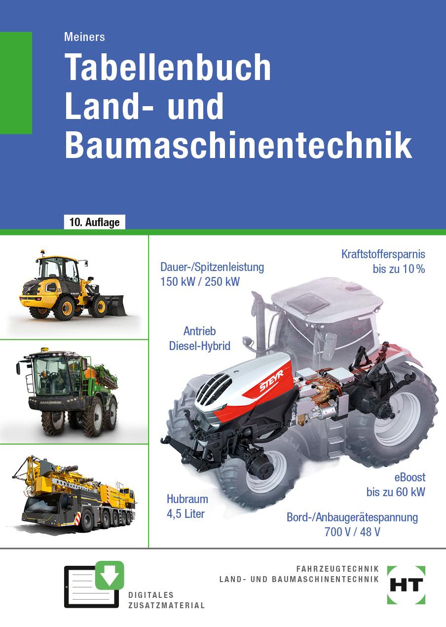 Vorderes Coverbild Tabellenbuch Land- und Baumaschinentechnik