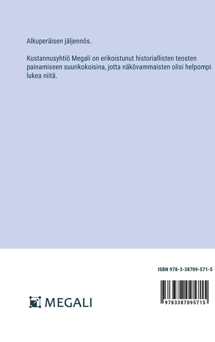 Rückseitencover Marie Antoinette; Kolmessa Osassa, Toinen Osa