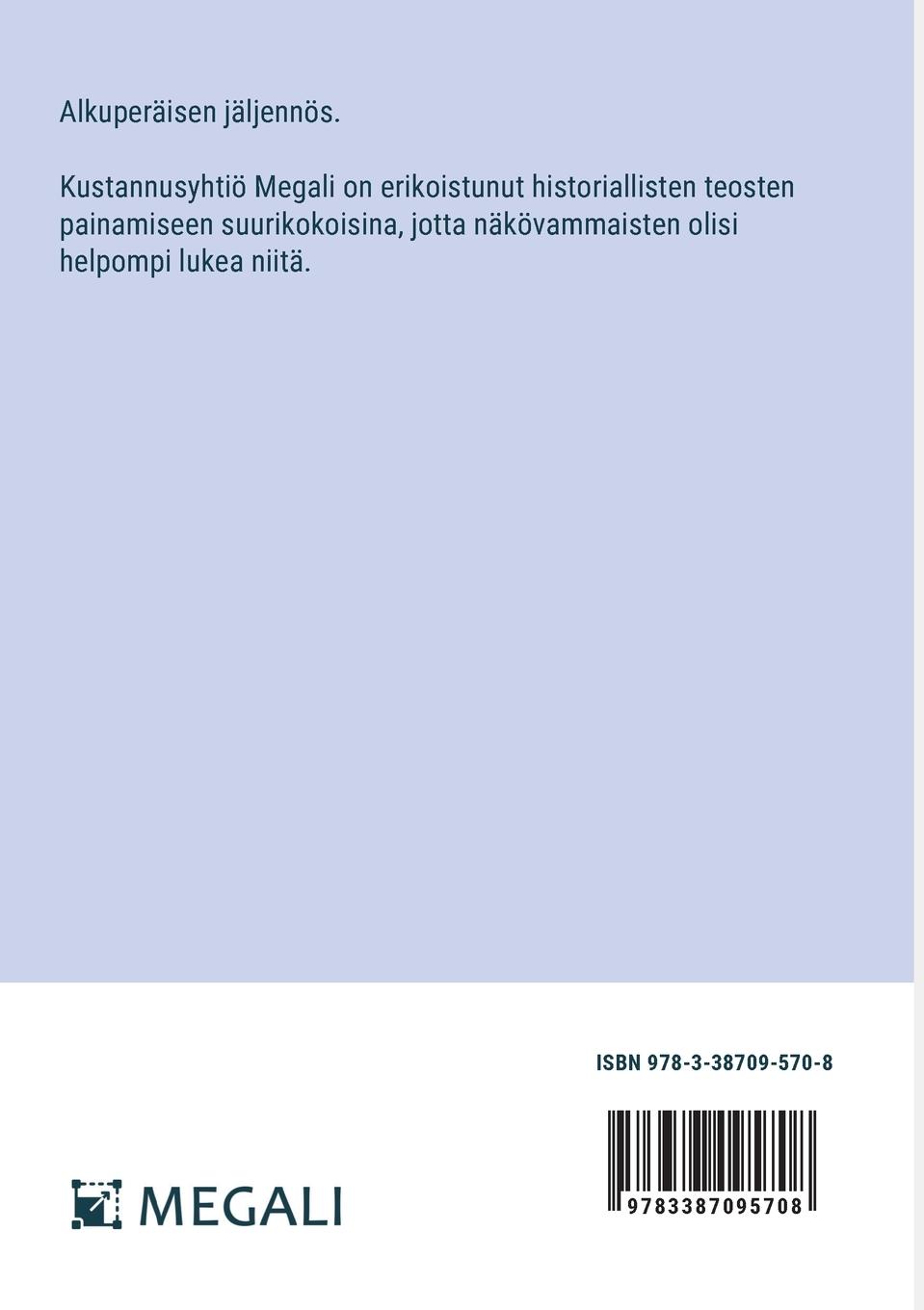 Rückseitencover Marie Antoinette; Kolmessa Osassa, Toinen Osa