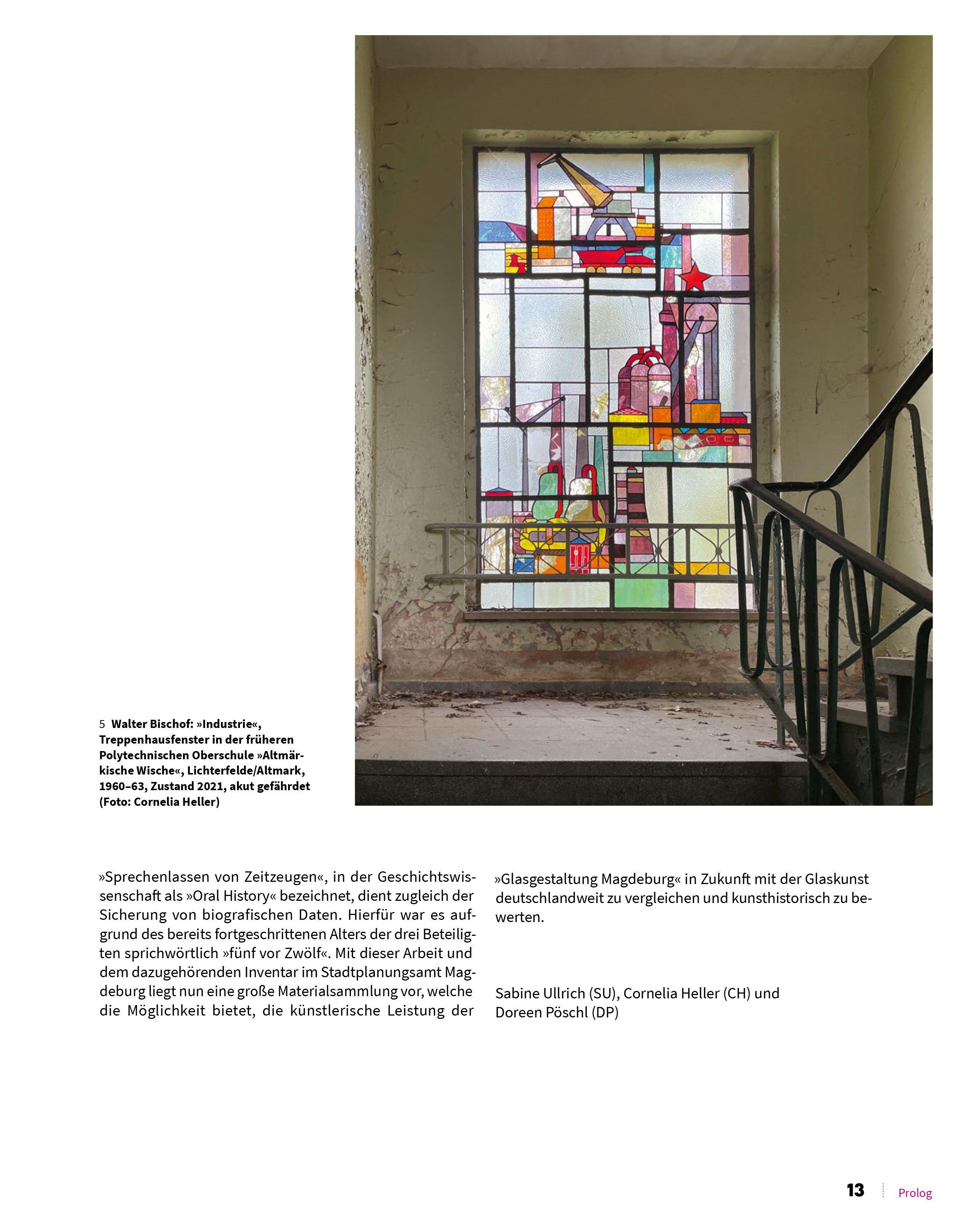 Beispielinhalt (Bild) Malerei mit Licht und Glas