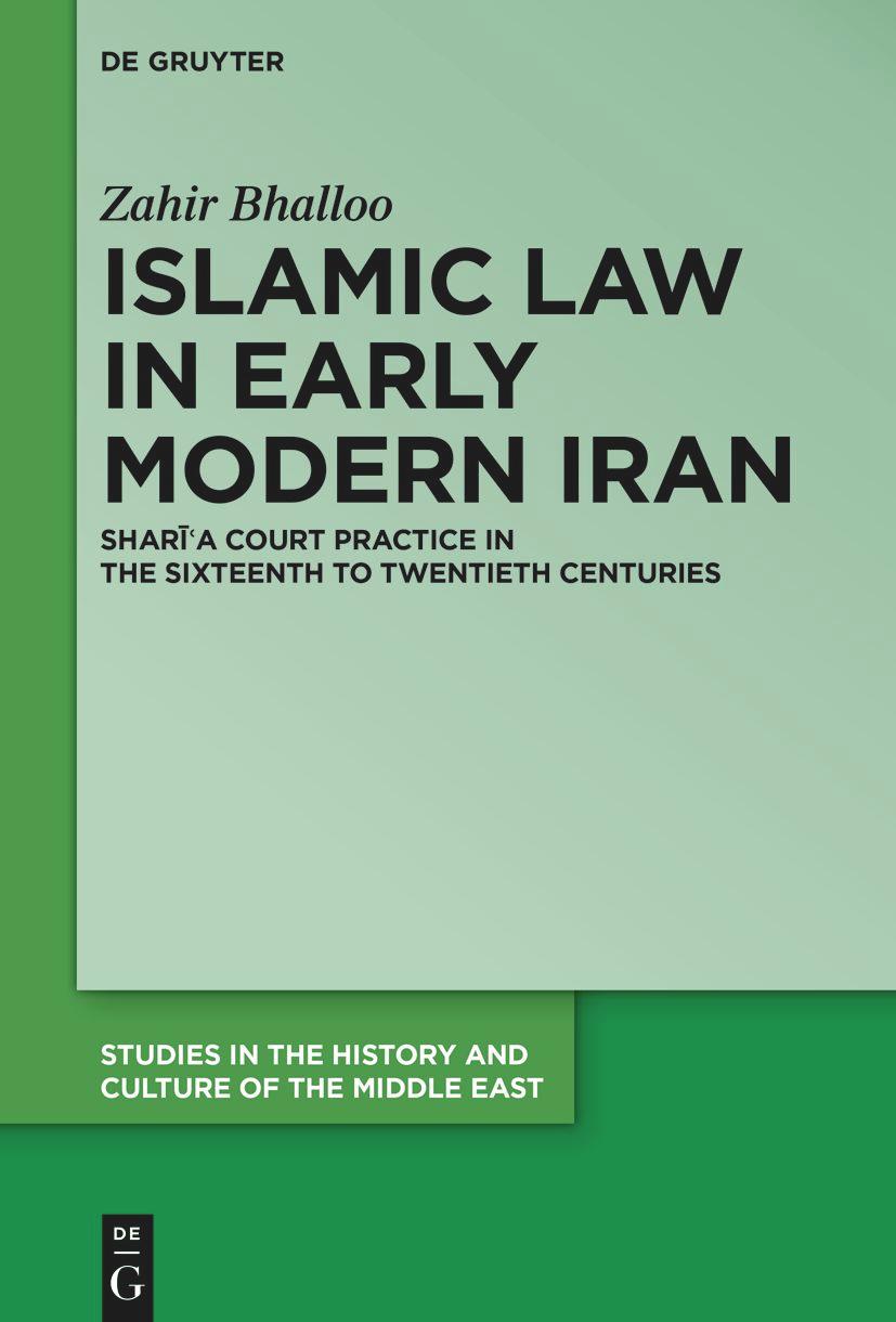Vorderes Coverbild Islamic Law in Early Modern Iran