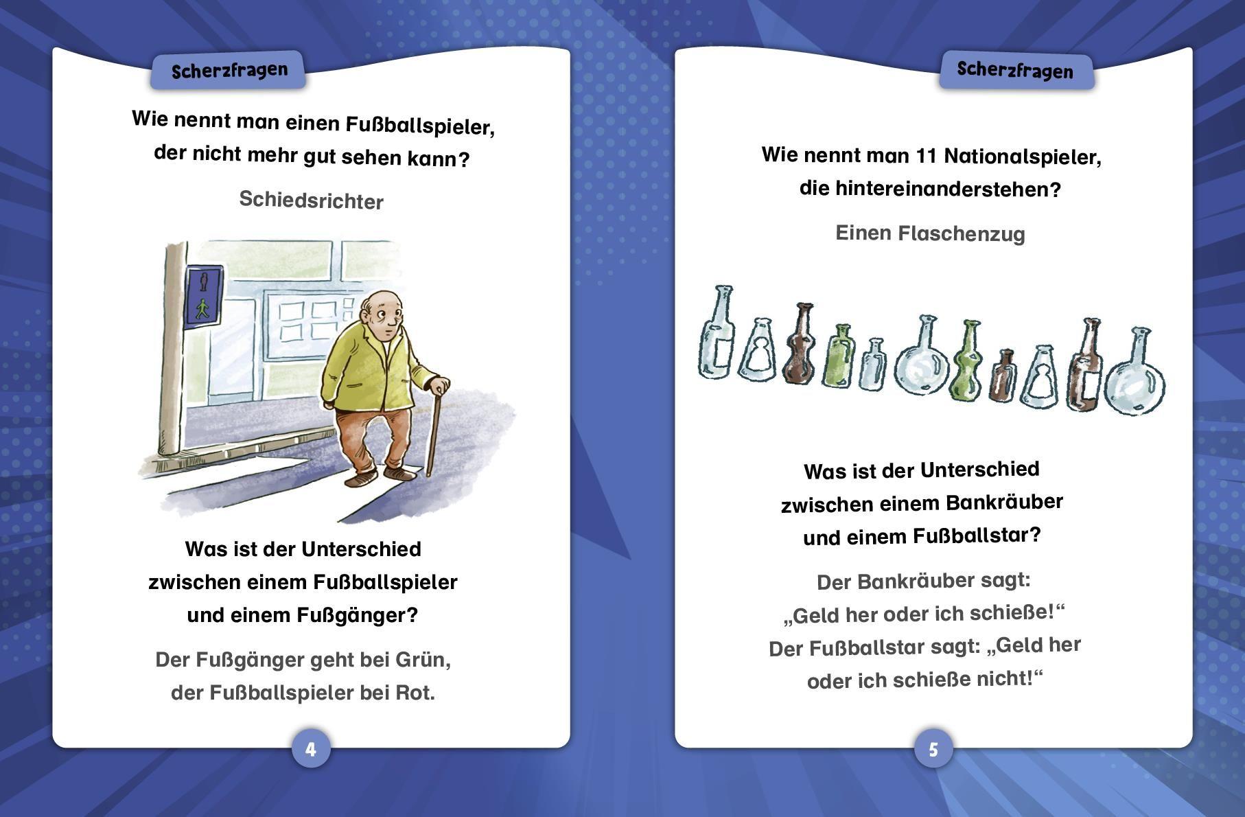 Beispielinhalt (Bild) Mein Erstlesebuch Fußball | Für Leseanfänger