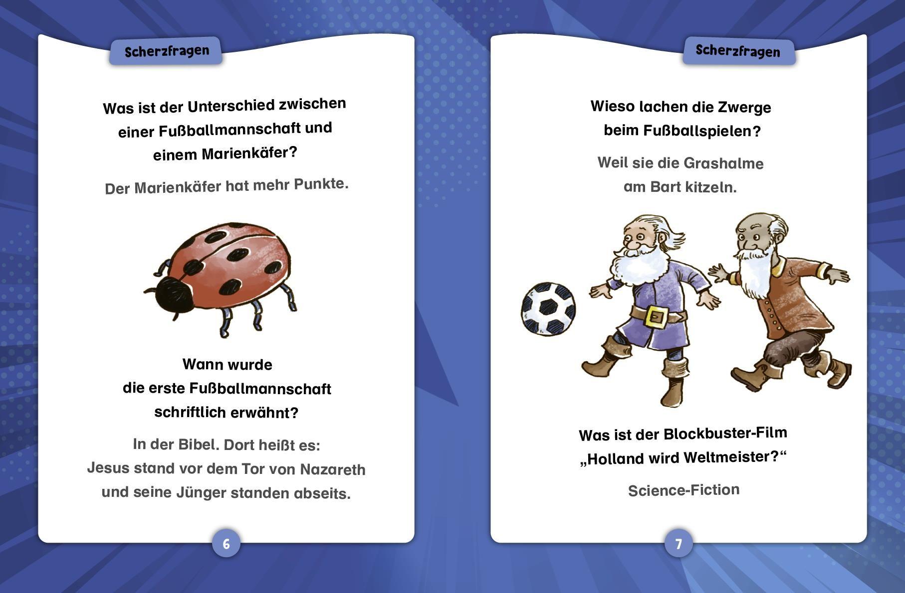 Beispielinhalt (Bild) Mein Erstlesebuch Fußball | Für Leseanfänger