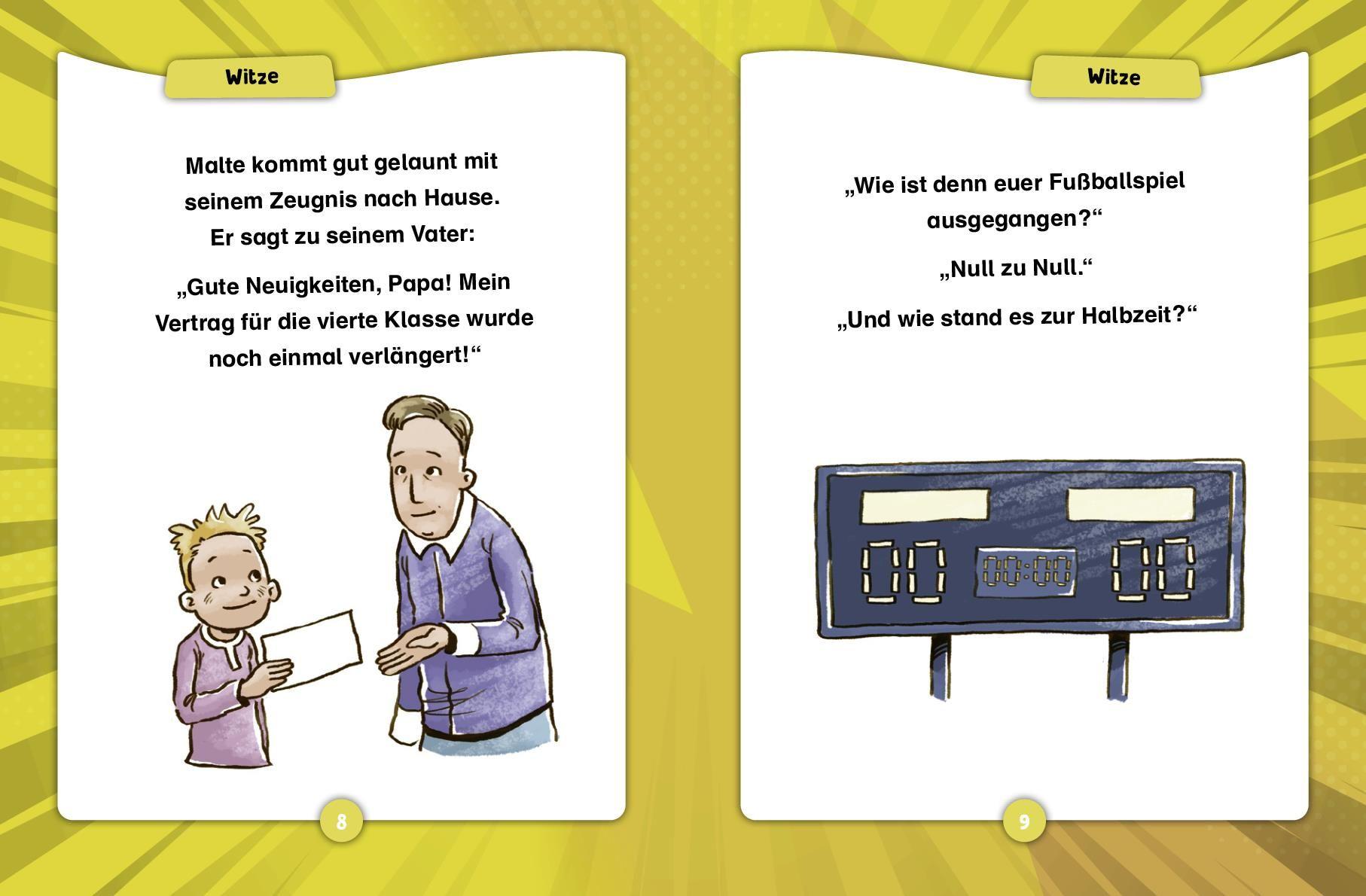 Beispielinhalt (Bild) Mein Erstlesebuch Fußball | Für Leseanfänger