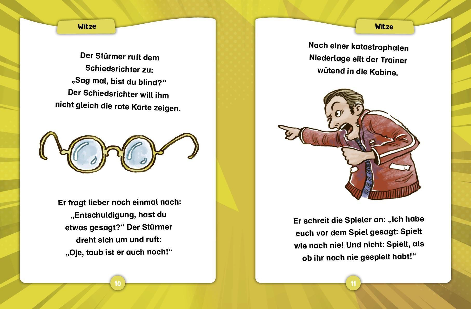 Beispielinhalt (Bild) Mein Erstlesebuch Fußball | Für Leseanfänger