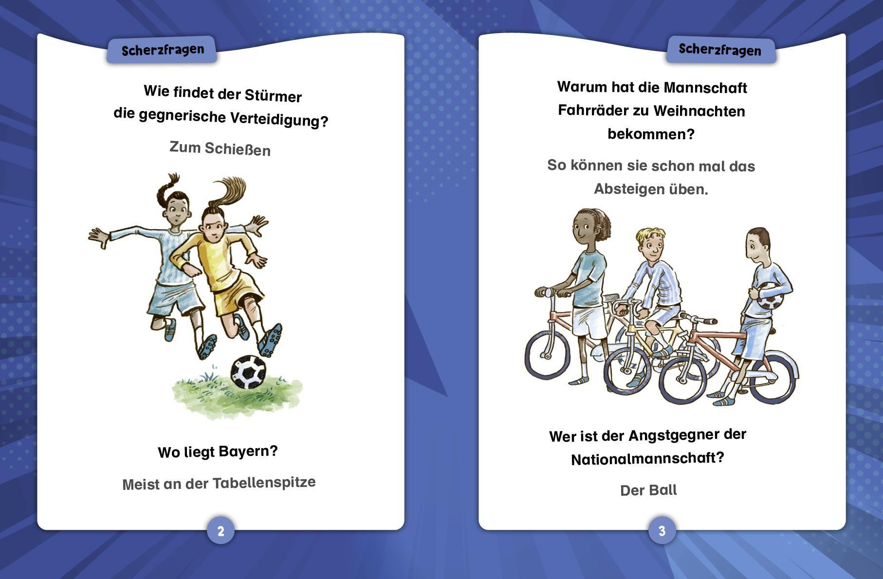 Beispielinhalt (Bild) Mein Erstlesebuch Fußball | Für Leseanfänger