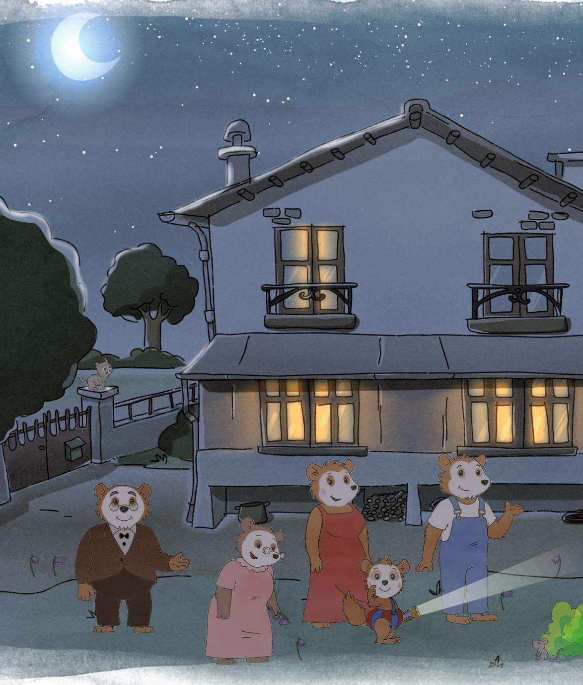 Beispielinhalt (Bild) Bobo Siebenschläfer Mein Taschenlampenbuch