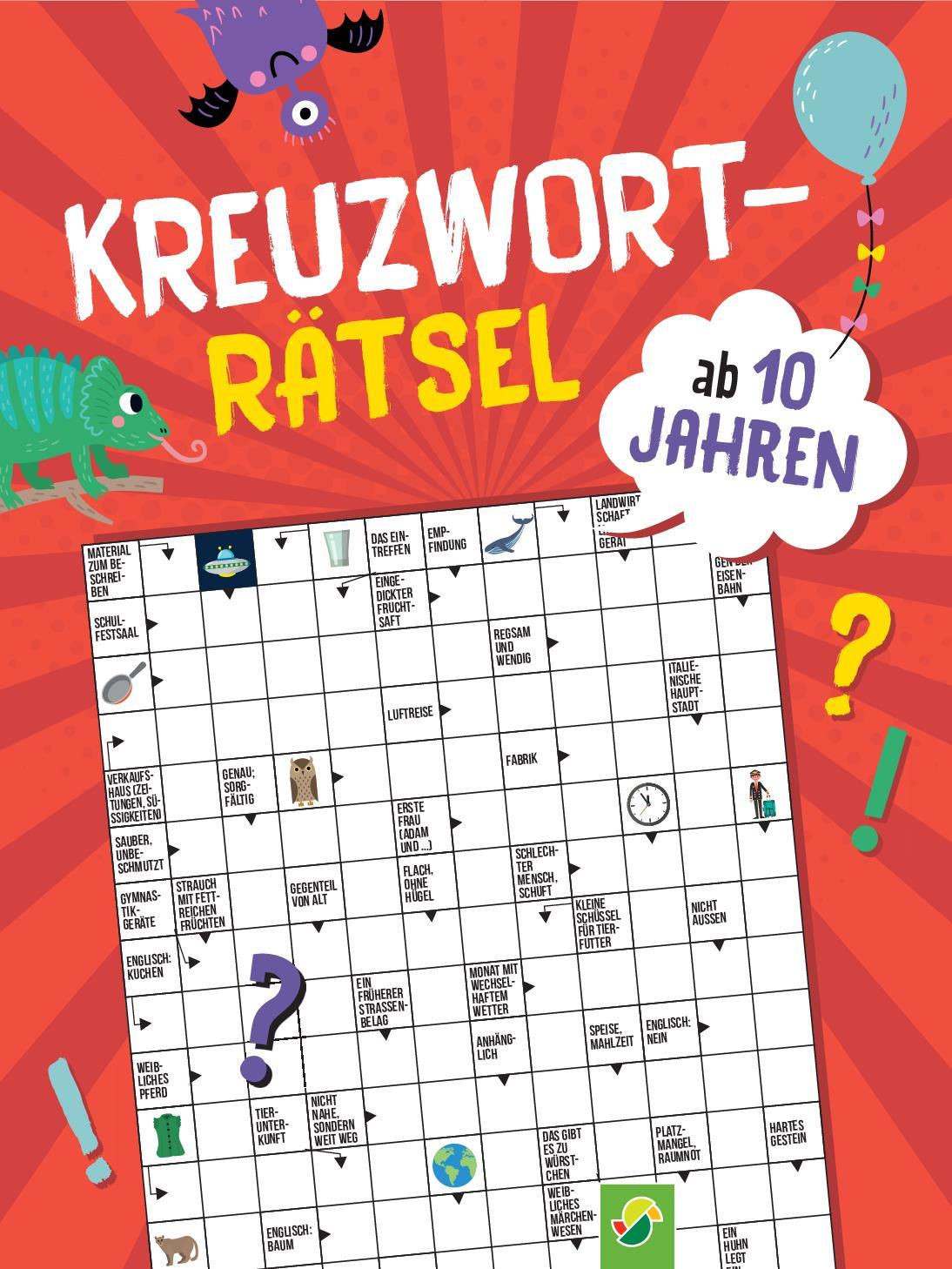 Vorderes Coverbild Kreuzworträtsel ab 10 Jahren