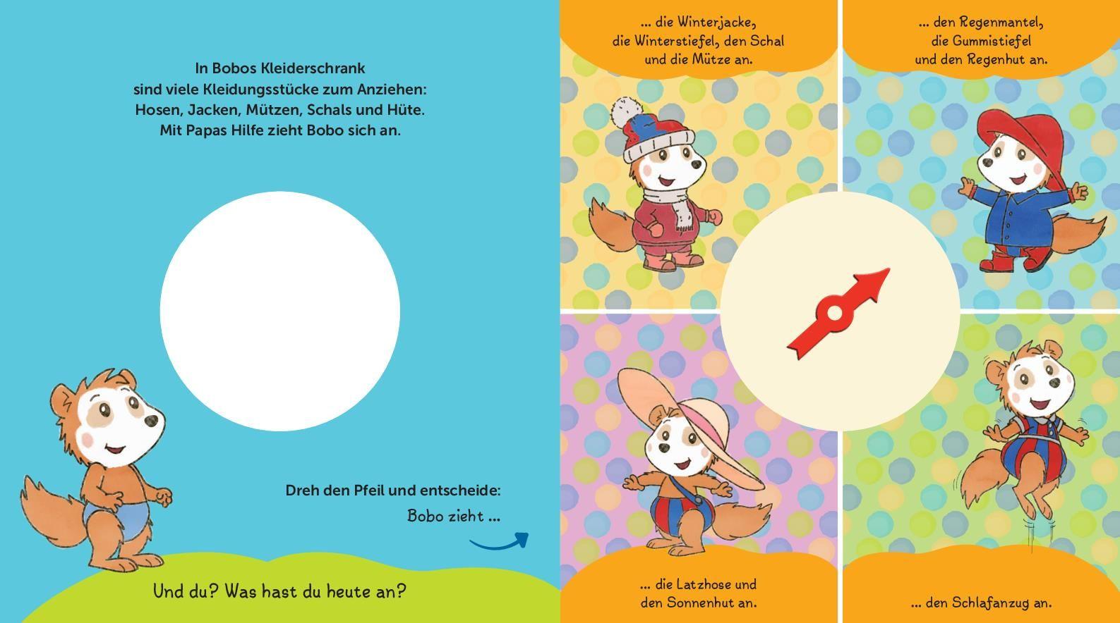 Beispielinhalt (Bild) Was macht Bobo heute? Entscheide Du!