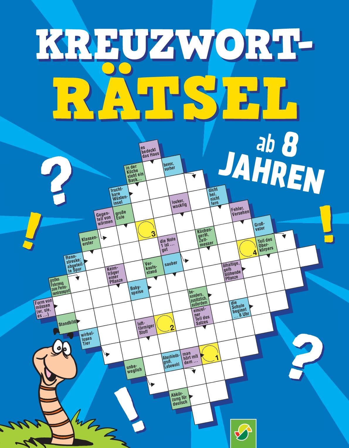 Vorderes Coverbild Kreuzworträtsel ab 8 Jahren