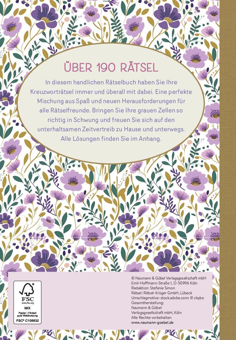 Rückseitencover Kreuzworträtsel für zwischendurch