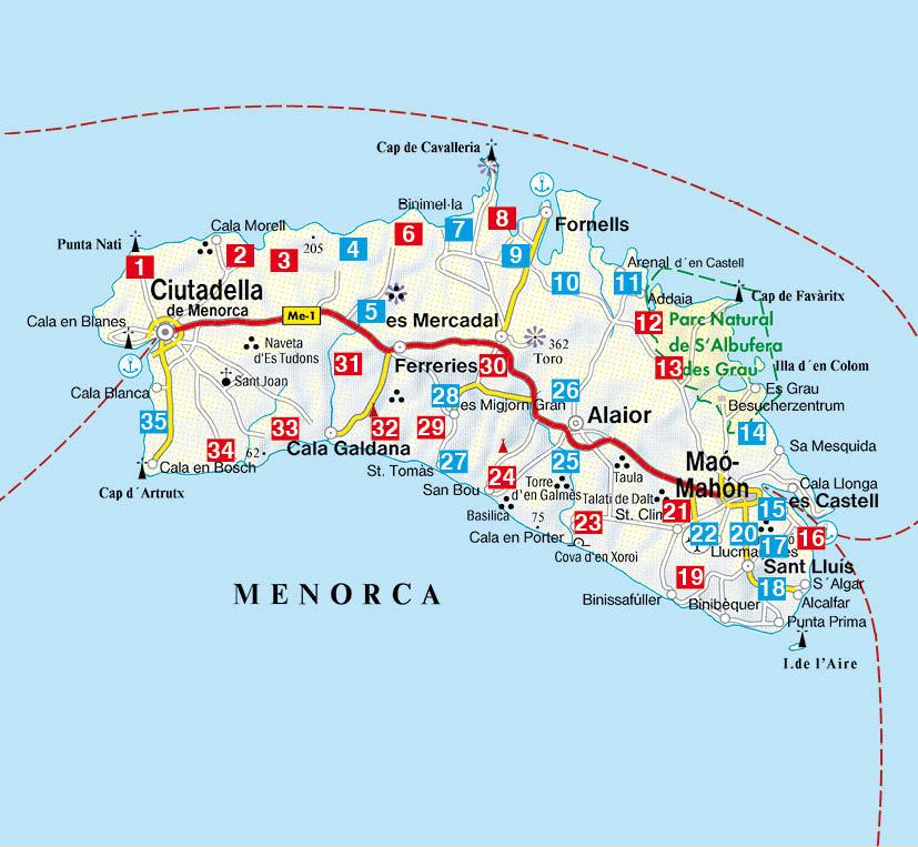 Beispielinhalt (Bild) Menorca
