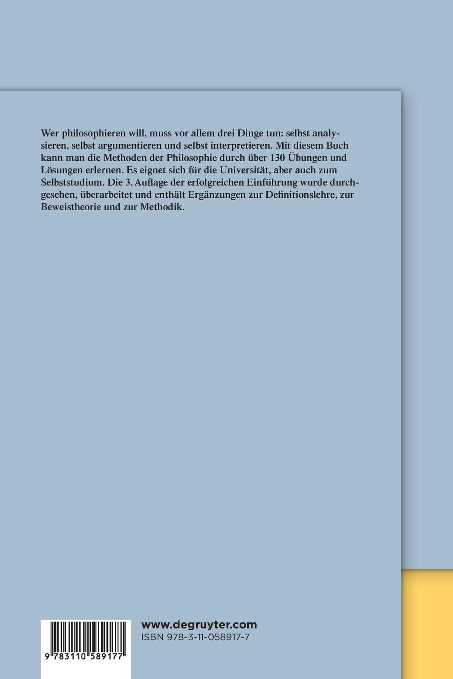 Rückseitencover Selbst philosophieren