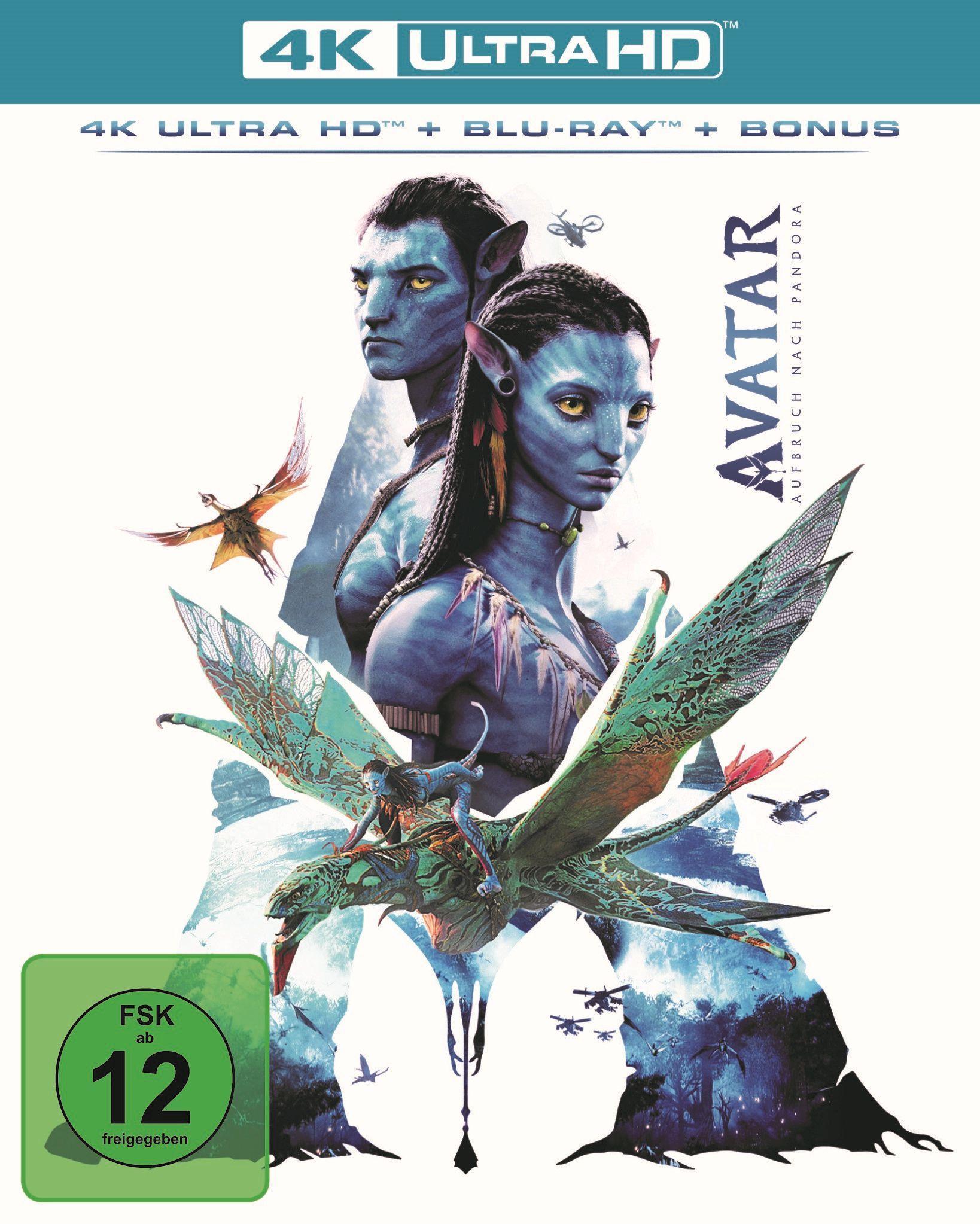 Vorderes Coverbild Avatar: Aufbruch nach Pandora UHD Blu-ray