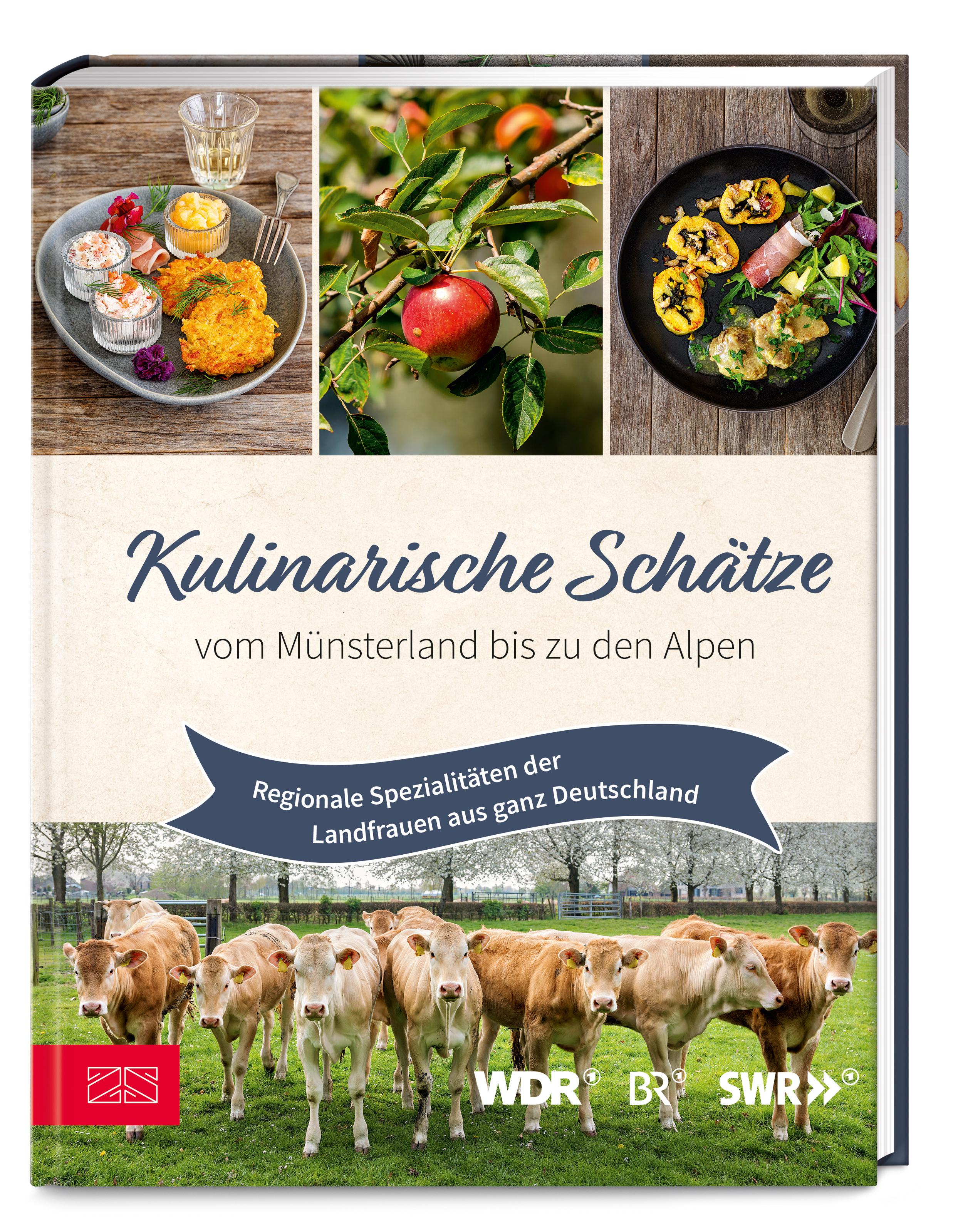 Vorderes Coverbild Kulinarische Schätze vom Münsterland bis zu den Alpen