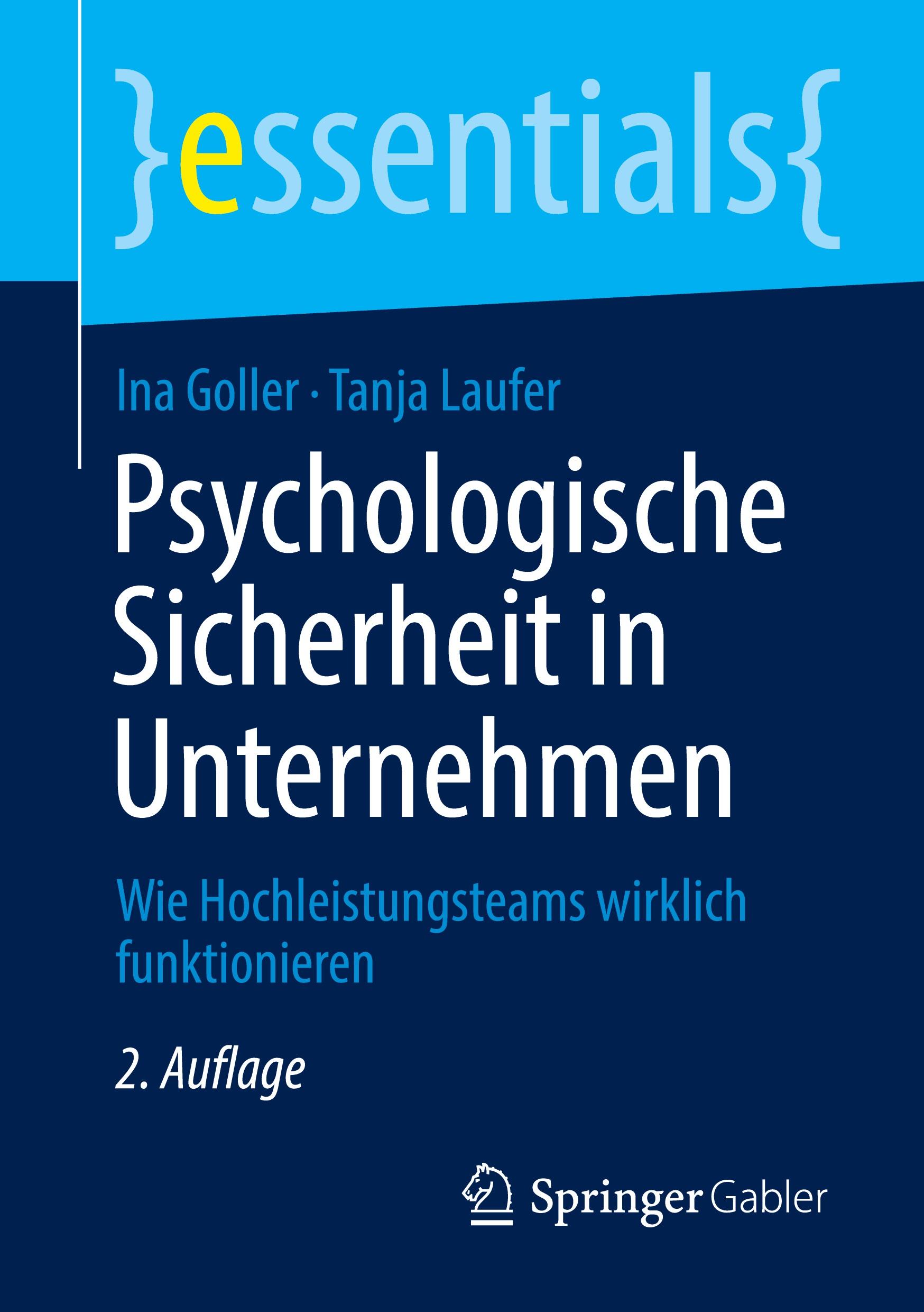 Vorderes Coverbild Psychologische Sicherheit in Unternehmen