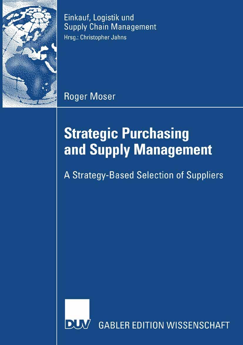 Vorderes Coverbild Strategic Purchasing and Supply Management