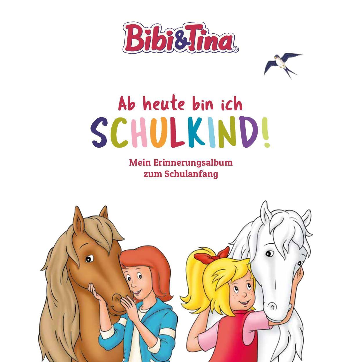 Beispielinhalt (Bild) Bibi & Tina: Ab heute bin ich Schulkind! Mein Erinnerungsalbum zum Schulanfang
