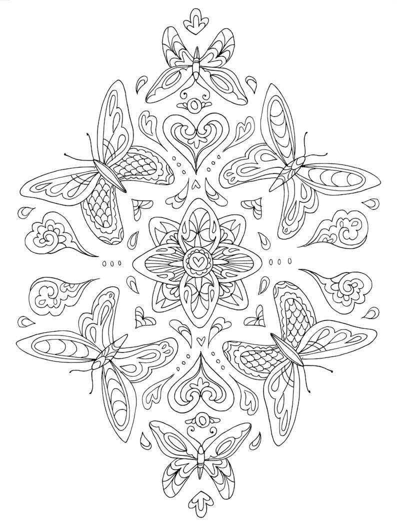 Beispielinhalt (Bild) 365 Ausmalbilder