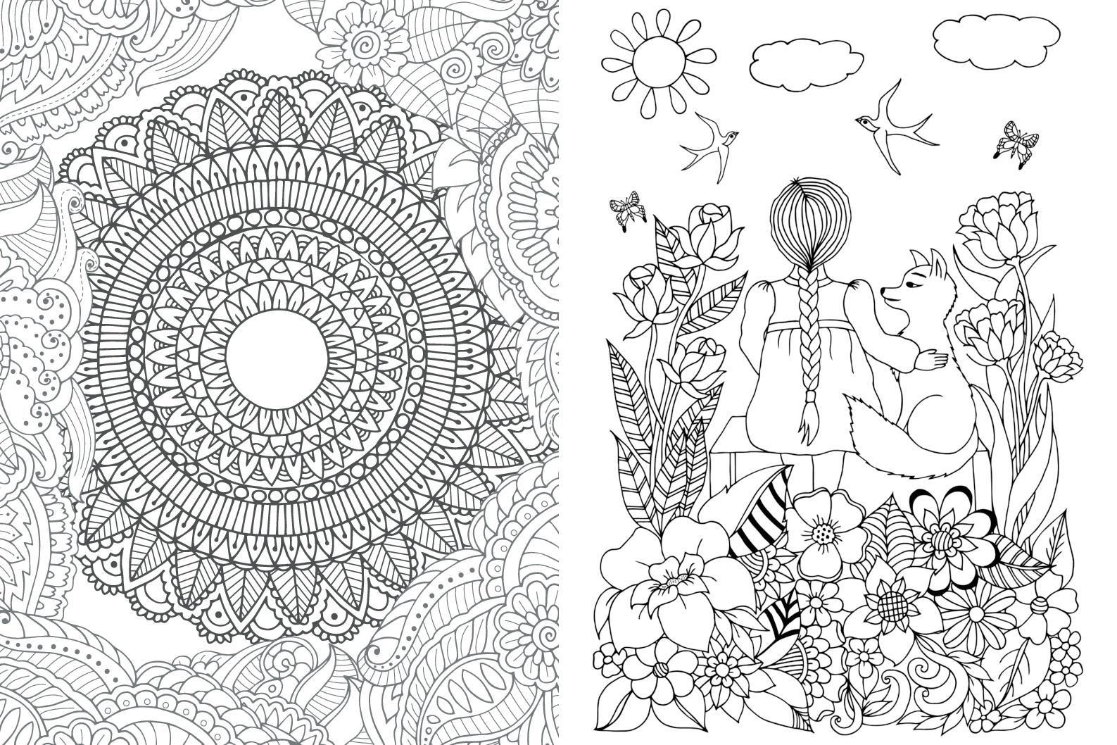 Beispielinhalt (Bild) 365 Ausmalbilder