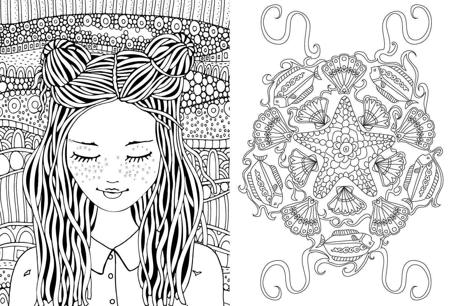 Beispielinhalt (Bild) 365 Ausmalbilder