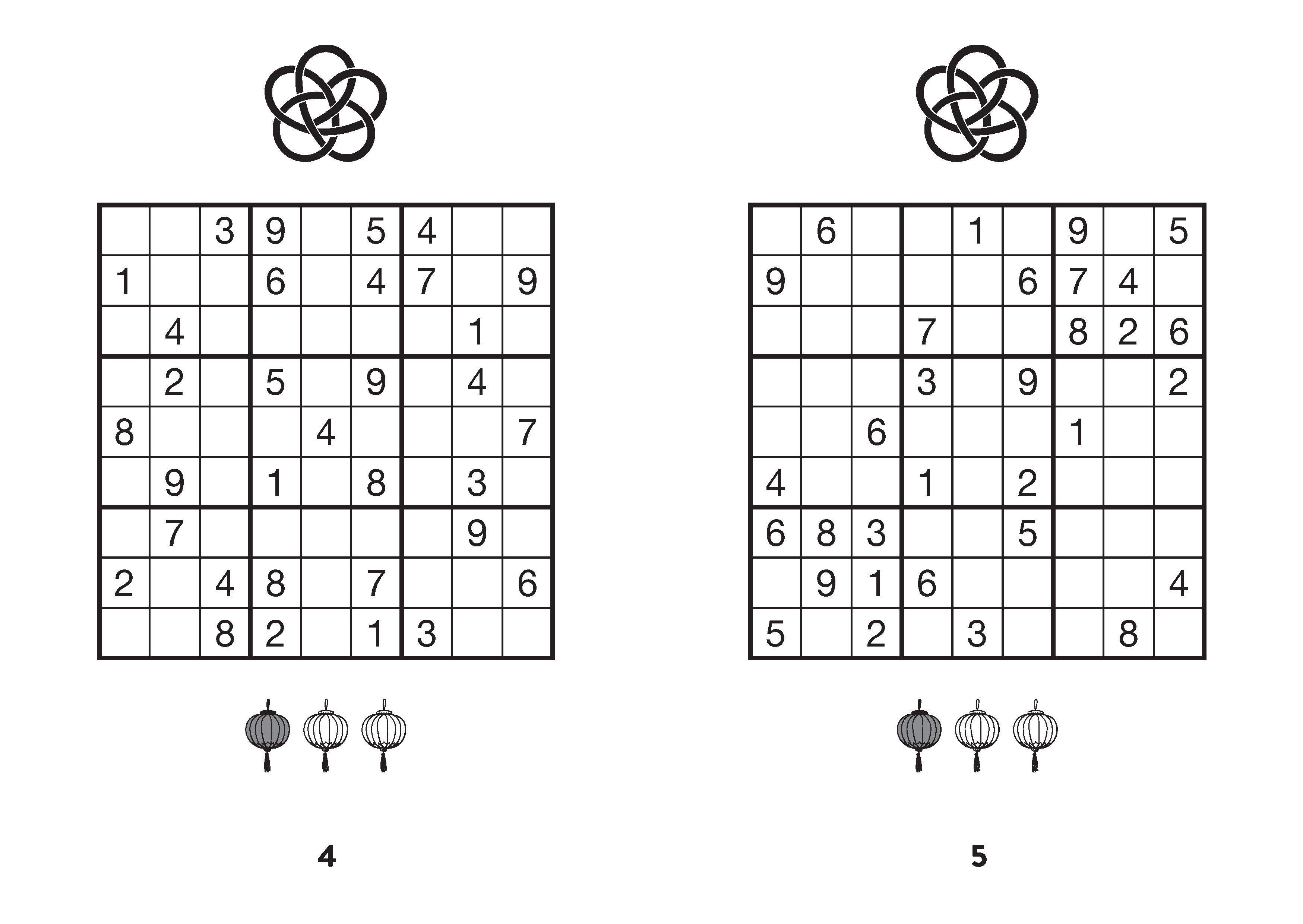 Beispielinhalt (Bild) Sudoku Großdruck - Band 1