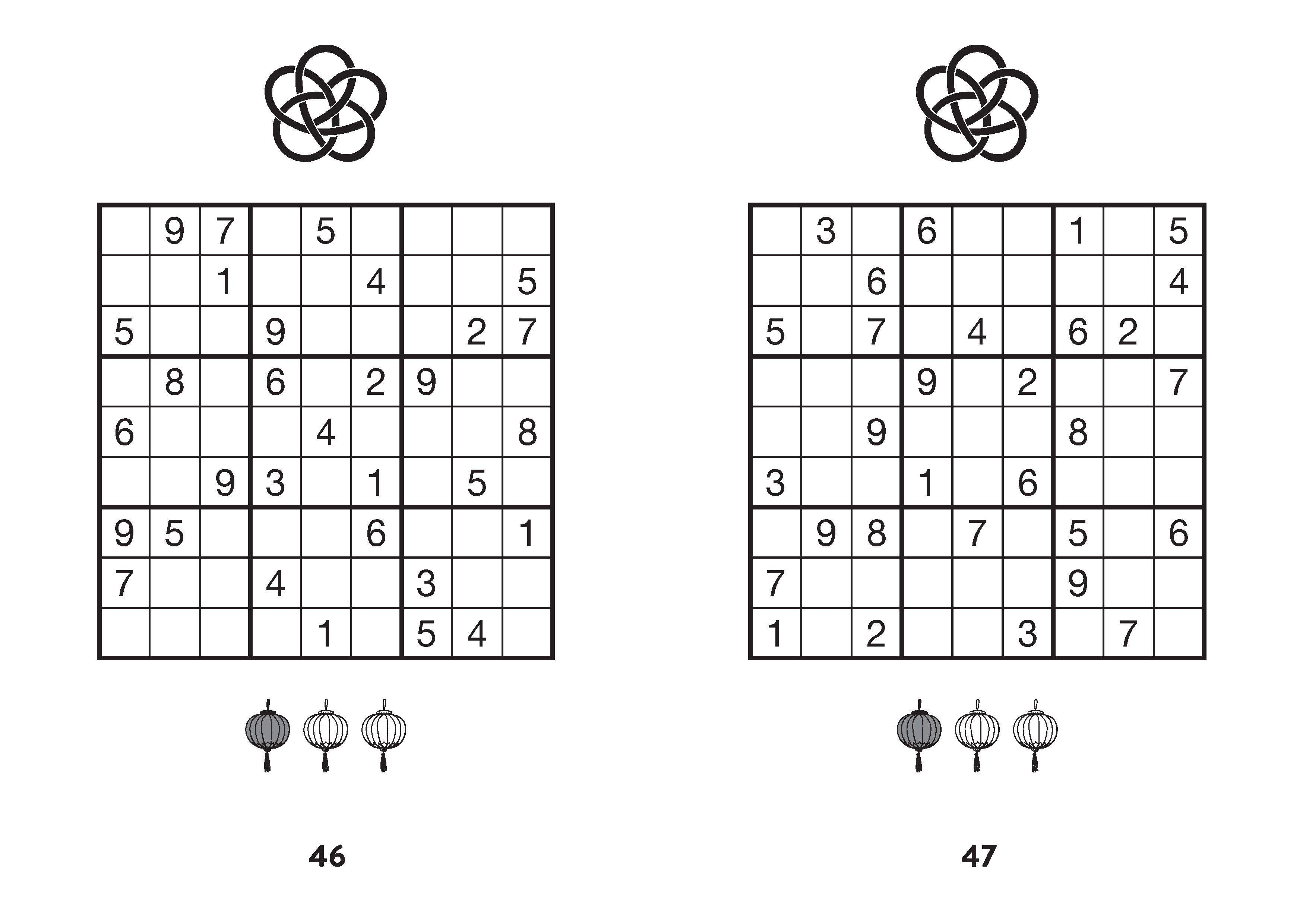 Beispielinhalt (Bild) Sudoku Großdruck - Band 1