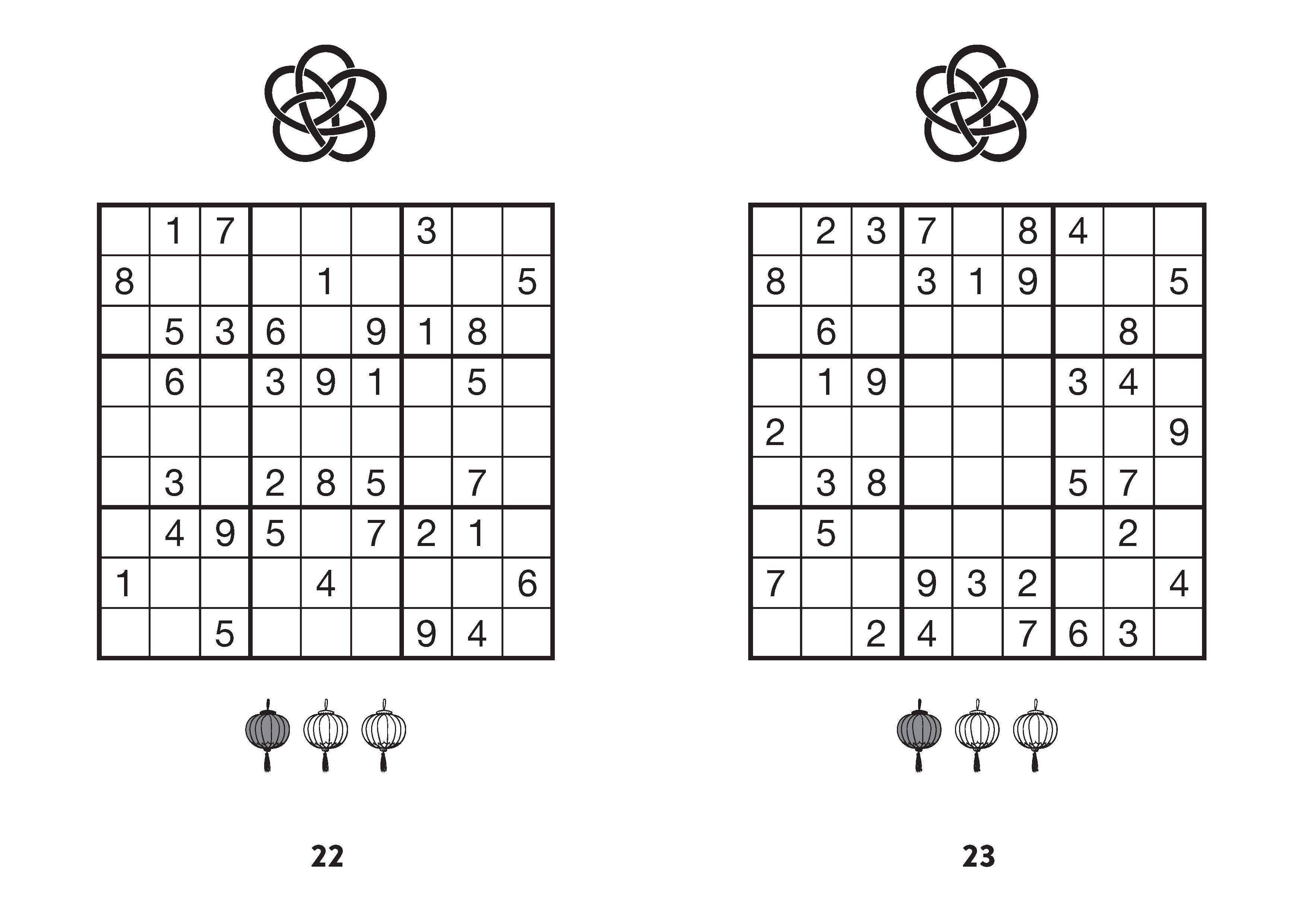 Beispielinhalt (Bild) Sudoku Großdruck - Band 1