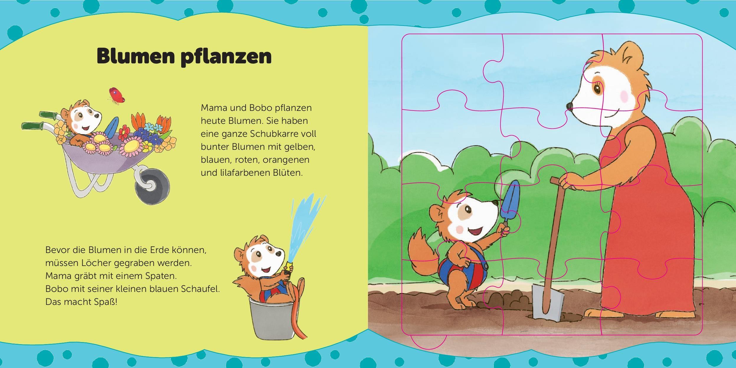 Beispielinhalt (Bild) Bobo Siebenschläfer Puzzlebuch zum Entdecken