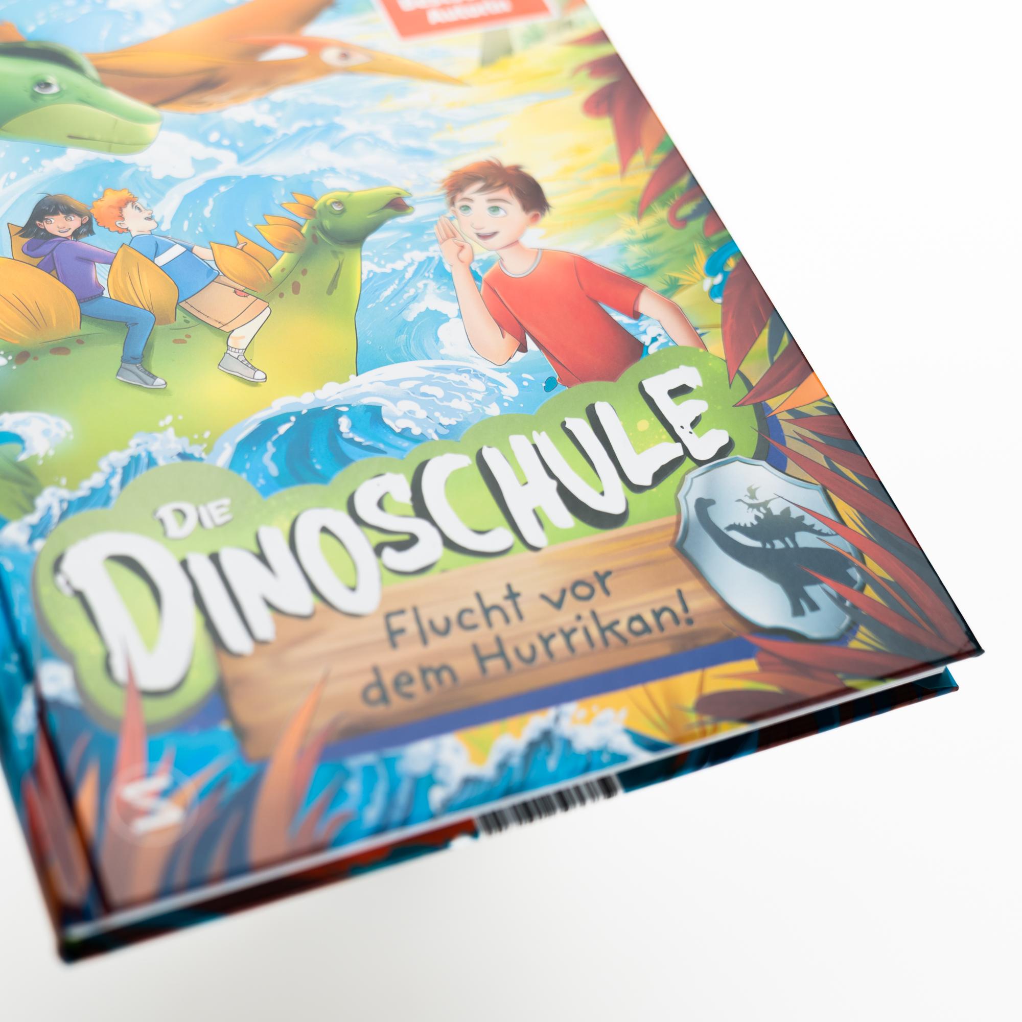 Beispielinhalt (Bild) Die Dinoschule - Flucht vor dem Hurrikan! (Band 5)