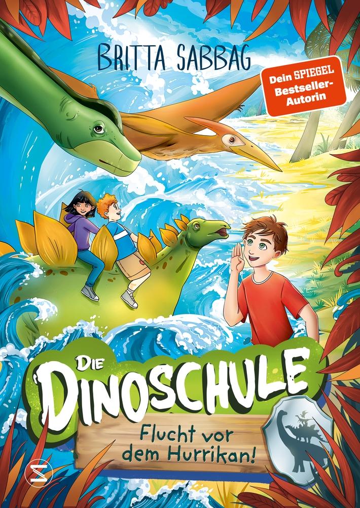 Vorderes Coverbild Die Dinoschule - Flucht vor dem Hurrikan! (Band 5)