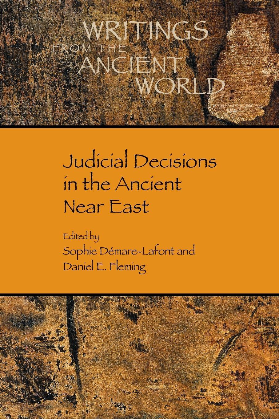 Vorderes Coverbild Judicial Decisions in the Ancient Near East