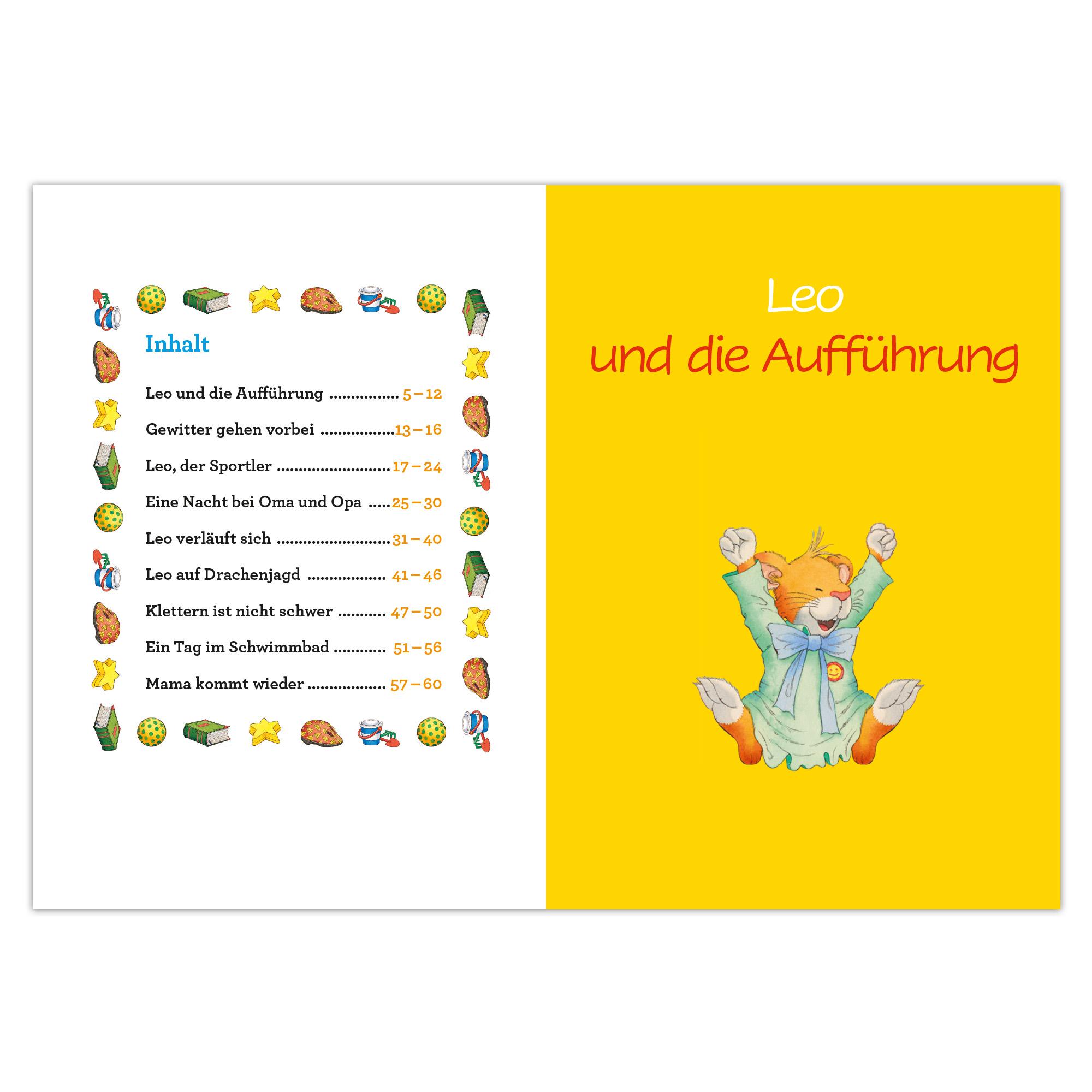 Beispielinhalt (Bild) Leo Lausemaus - Mutmach-Geschichten