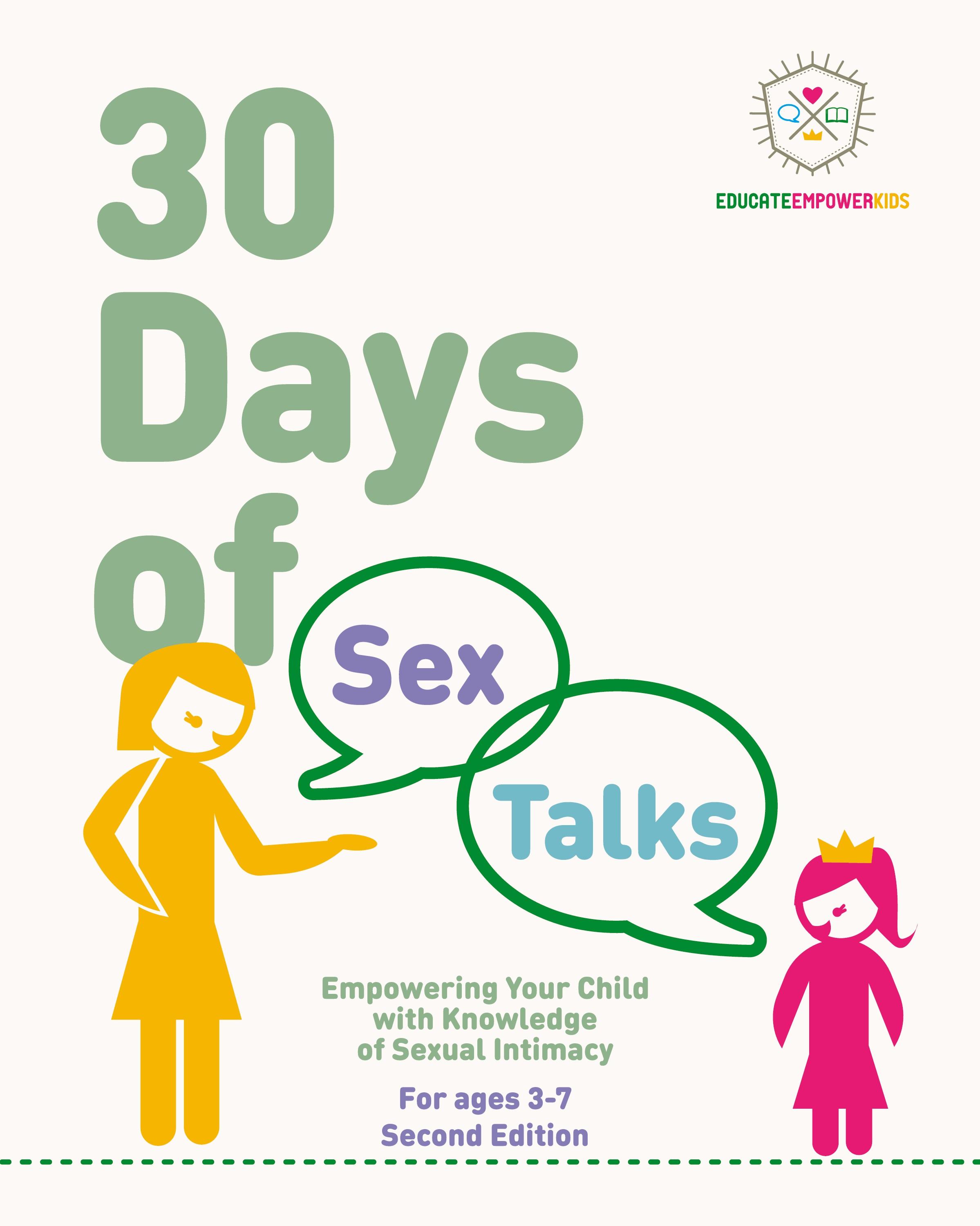 Vorderes Coverbild 30 Days of Sex Talks for Ages 3-7