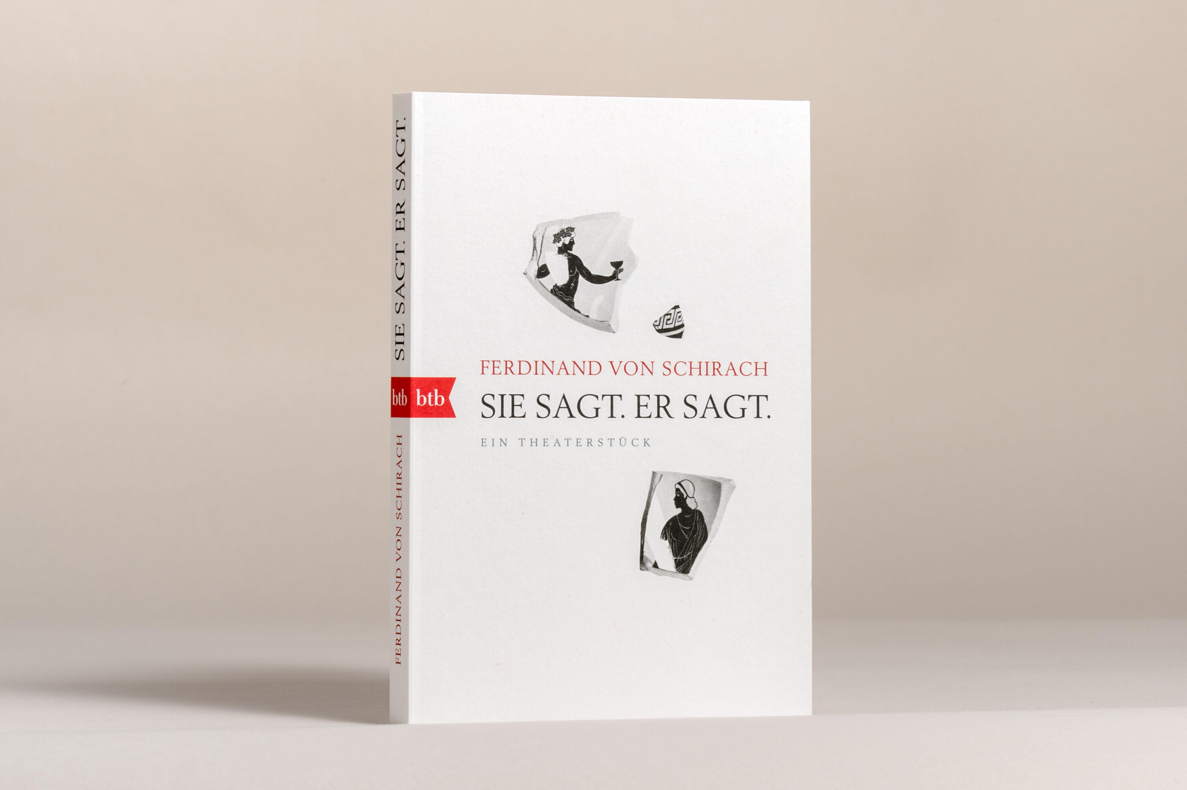 Beispielinhalt (Bild) Sie sagt. Er sagt.