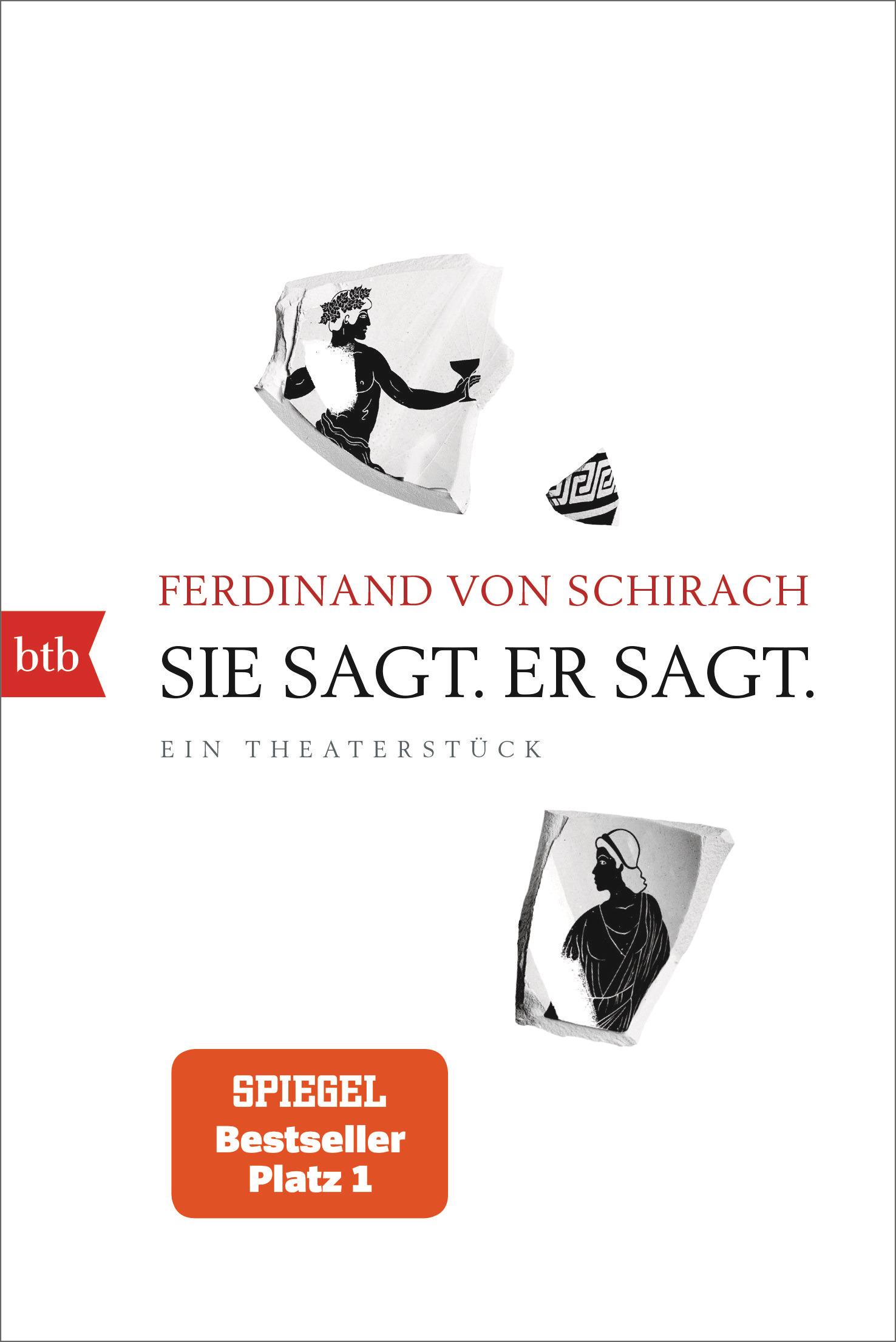 Vorderes Coverbild Sie sagt. Er sagt.