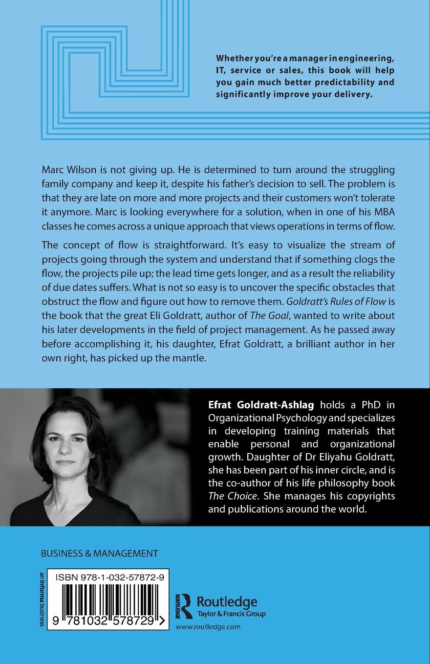 Rückseitencover Goldratt's Rules of Flow