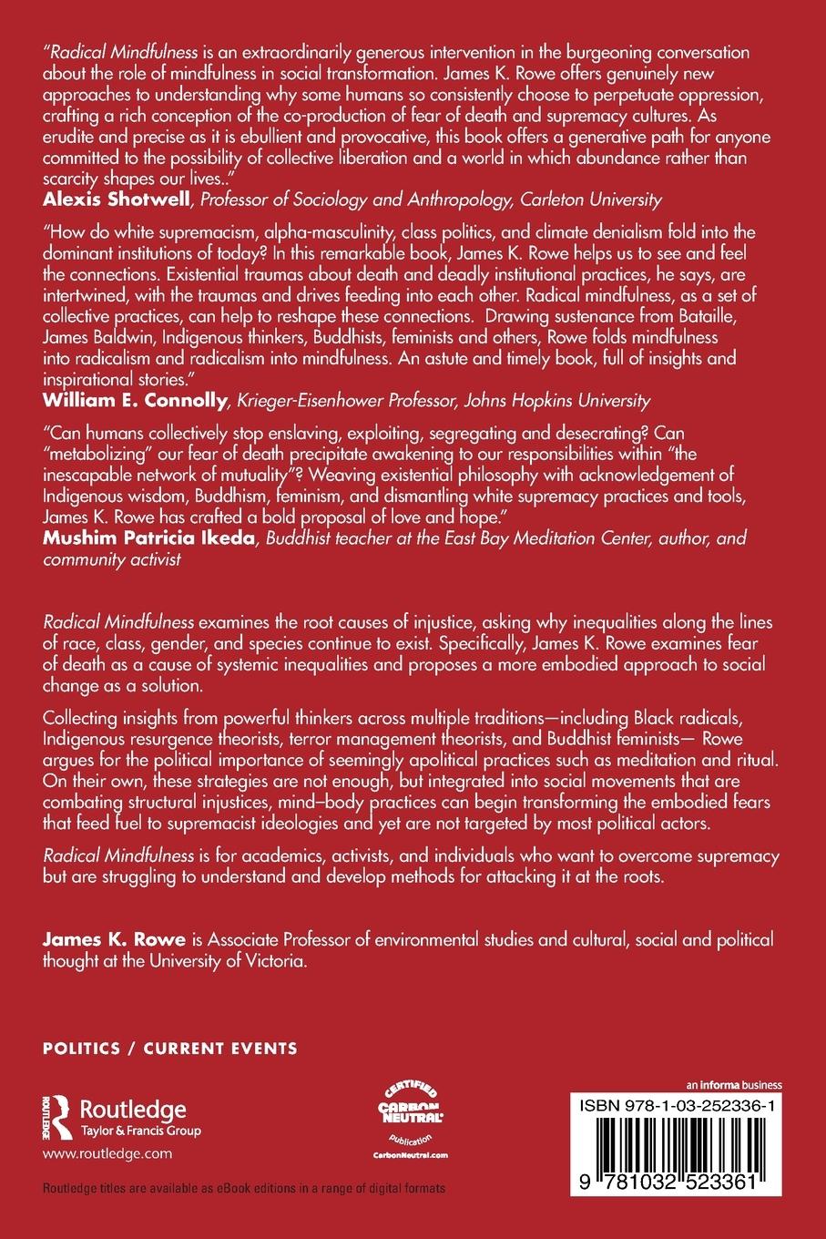 Rückseitencover Radical Mindfulness