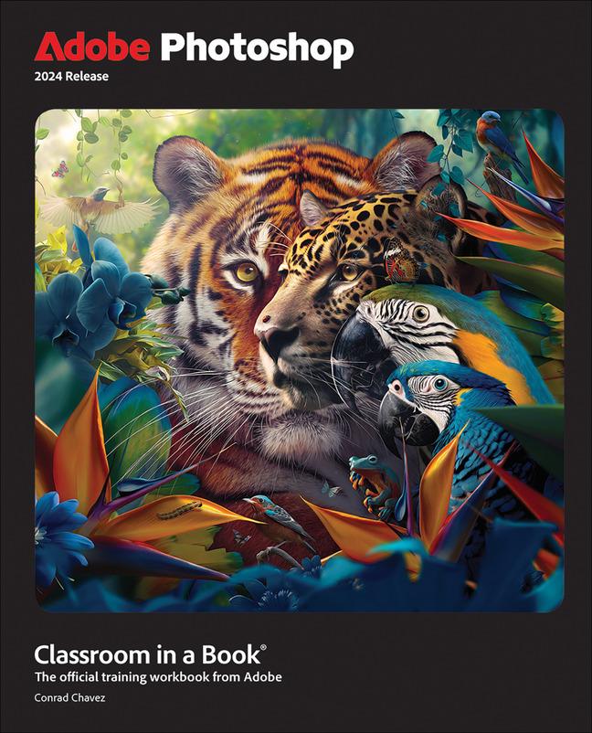 Vorderes Coverbild Adobe Photoshop Classroom in a Book 2024 Release