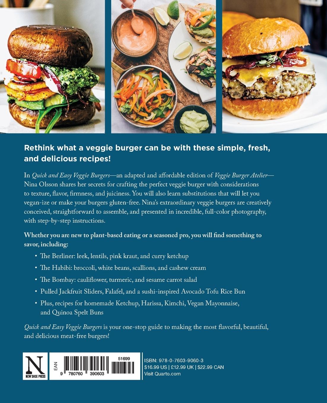 Rückseitencover Quick and Easy Veggie Burgers