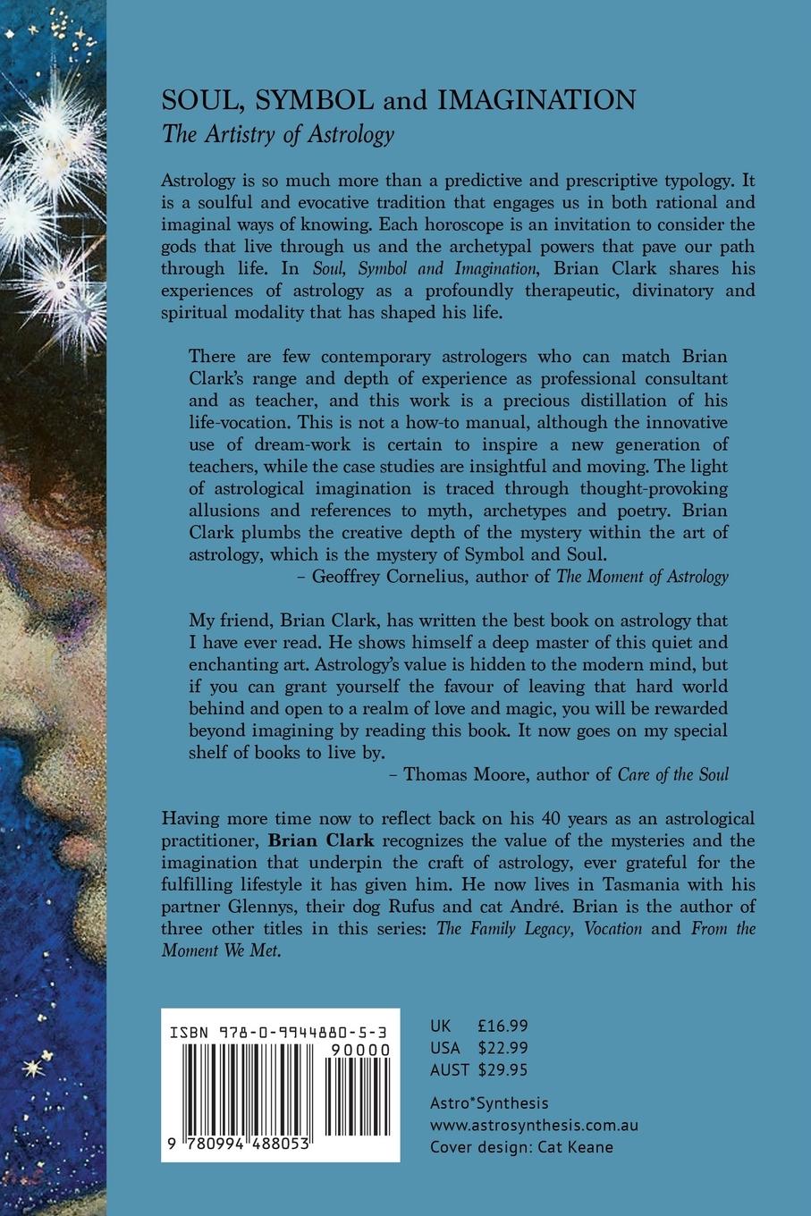 Rückseitencover Soul, Symbol and Imagination: The Artistry of Astrology