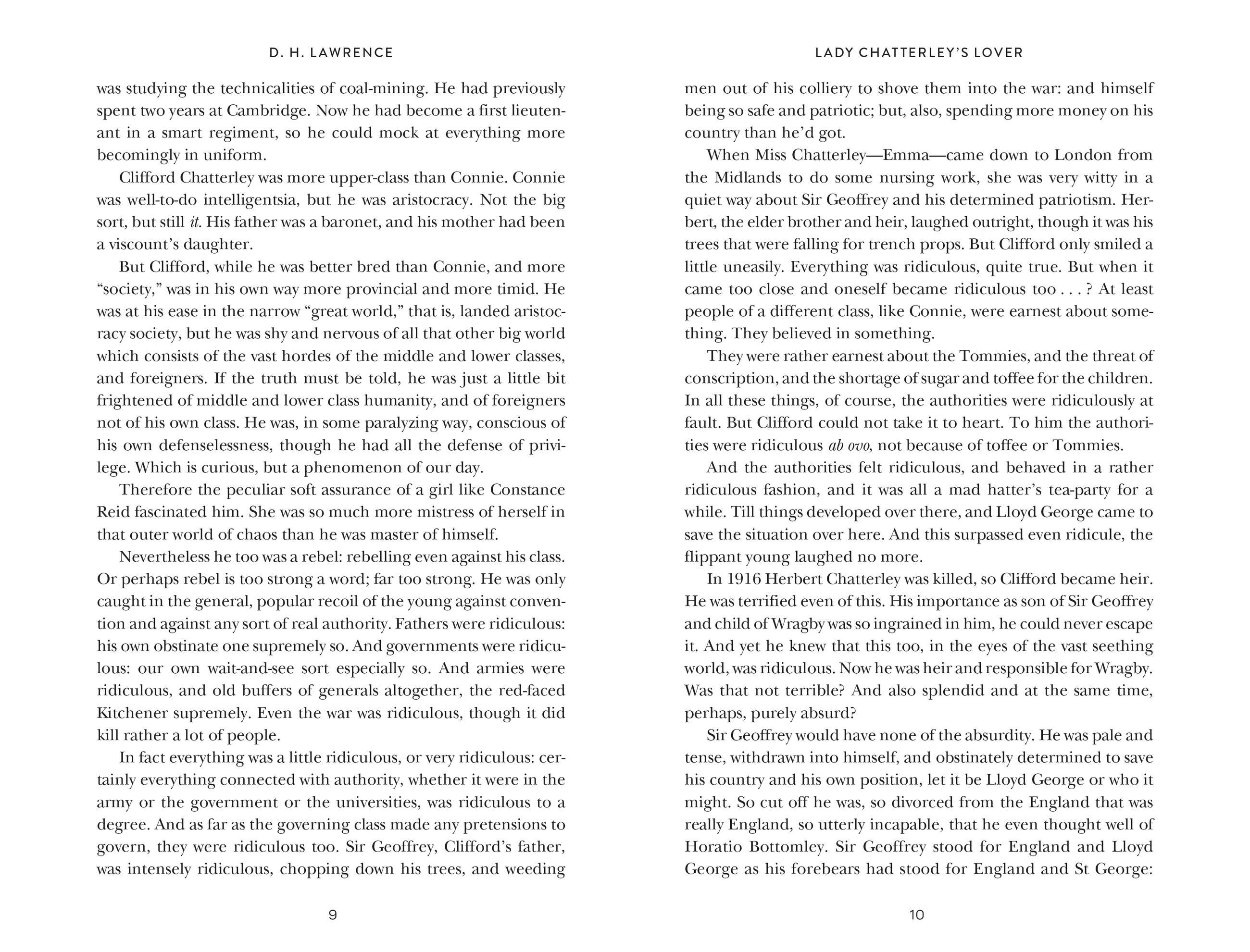 Beispielinhalt (Bild) Lady Chatterley's Lover