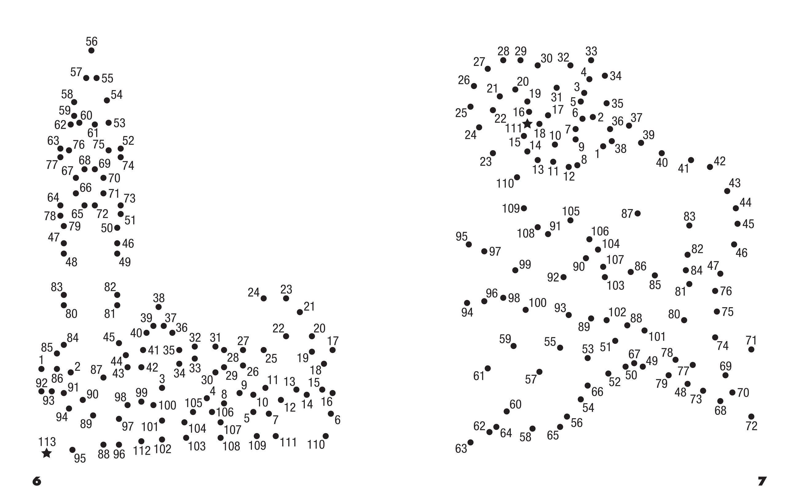 Beispielinhalt (Bild) Large Print Dot-To-Dot
