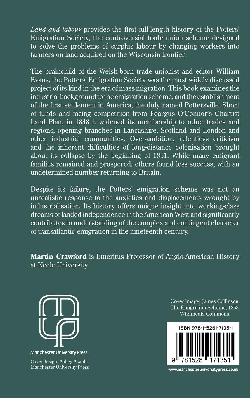 Rückseitencover Land and labour