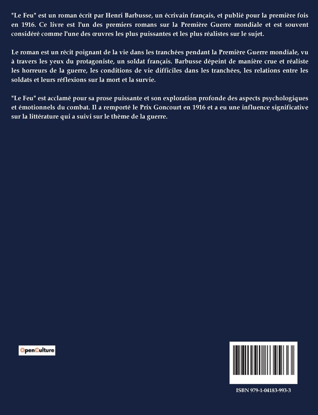 Rückseitencover LE FEU